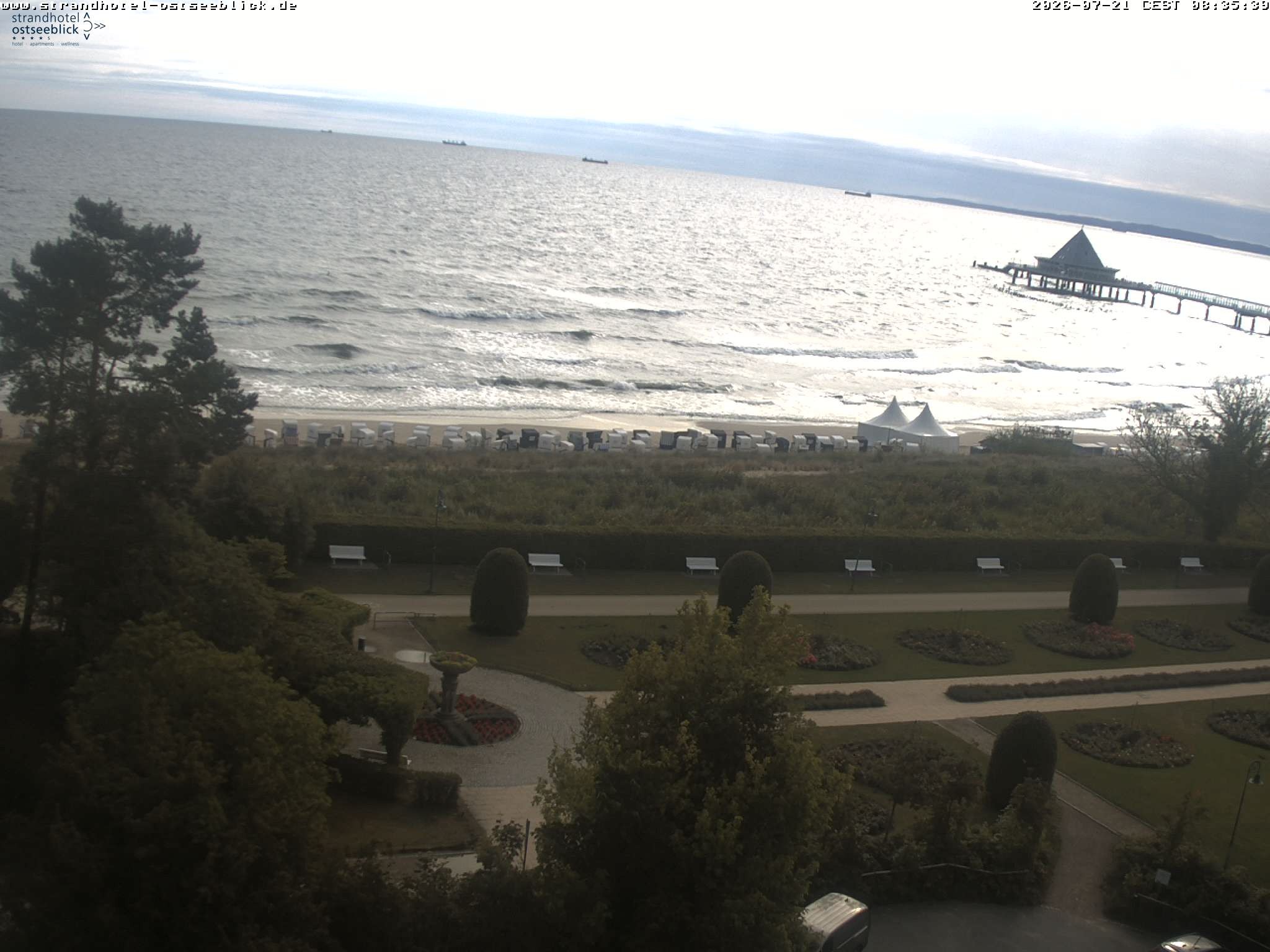 Archiv Foto Webcam Usedom: Ostseeblick Heringsdorf