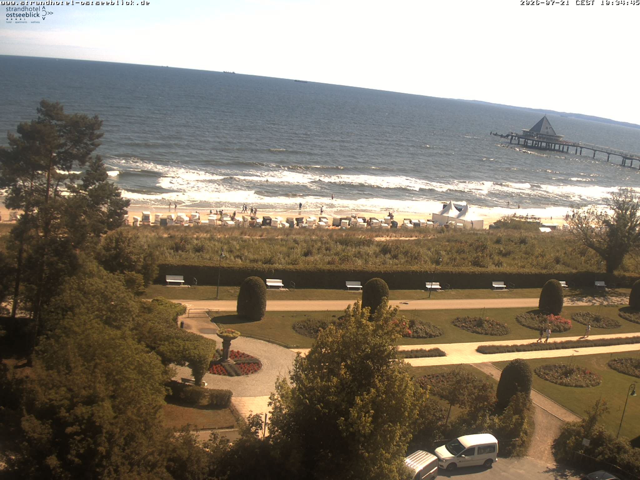 Archiv Foto Webcam Usedom: Ostseeblick Heringsdorf