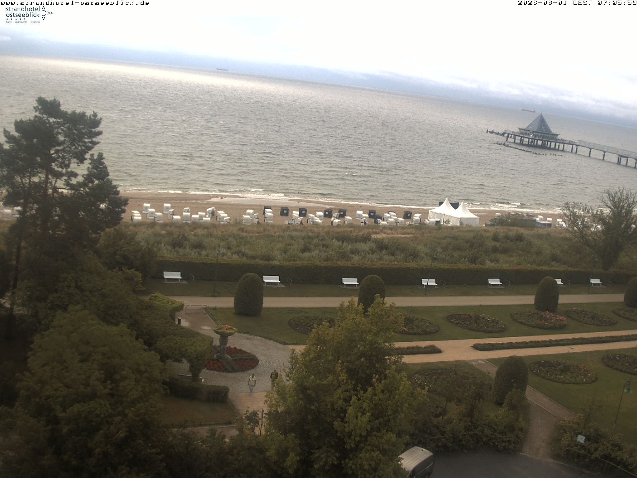 Archiv Foto Webcam Usedom: Ostseeblick Heringsdorf