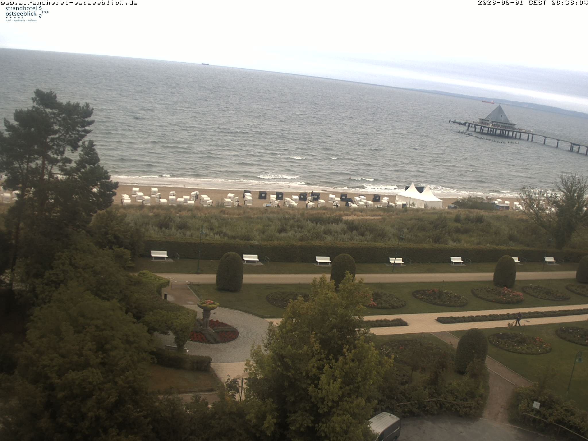 Archiv Foto Webcam Usedom: Ostseeblick Heringsdorf