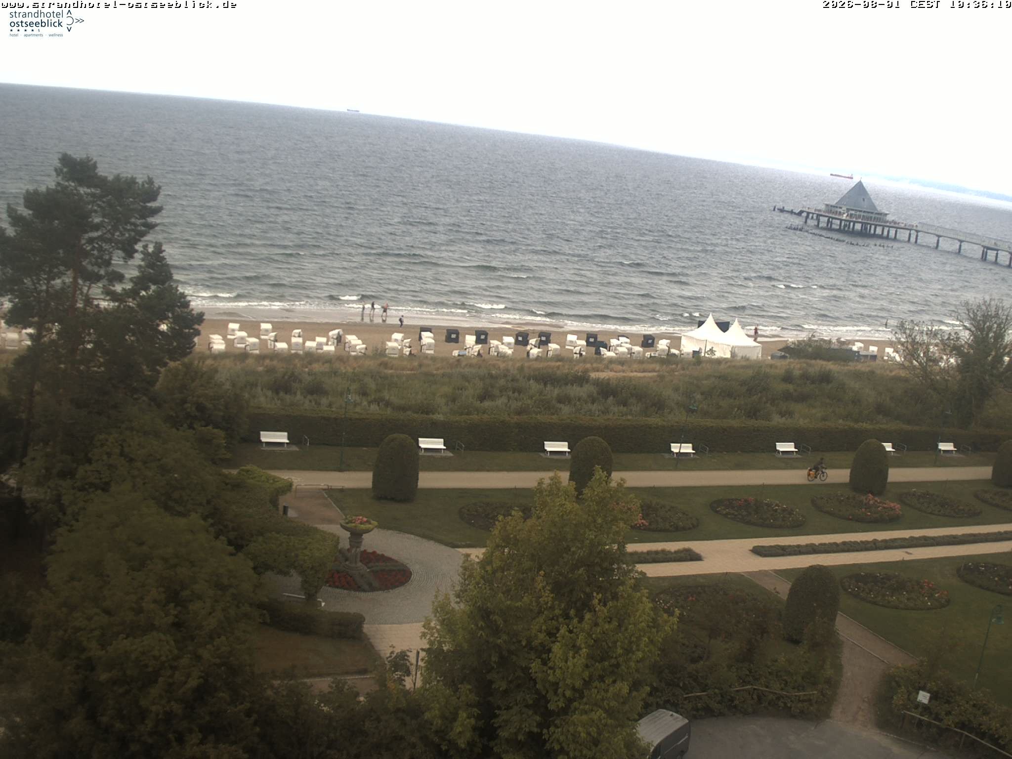 Archiv Foto Webcam Usedom: Ostseeblick Heringsdorf