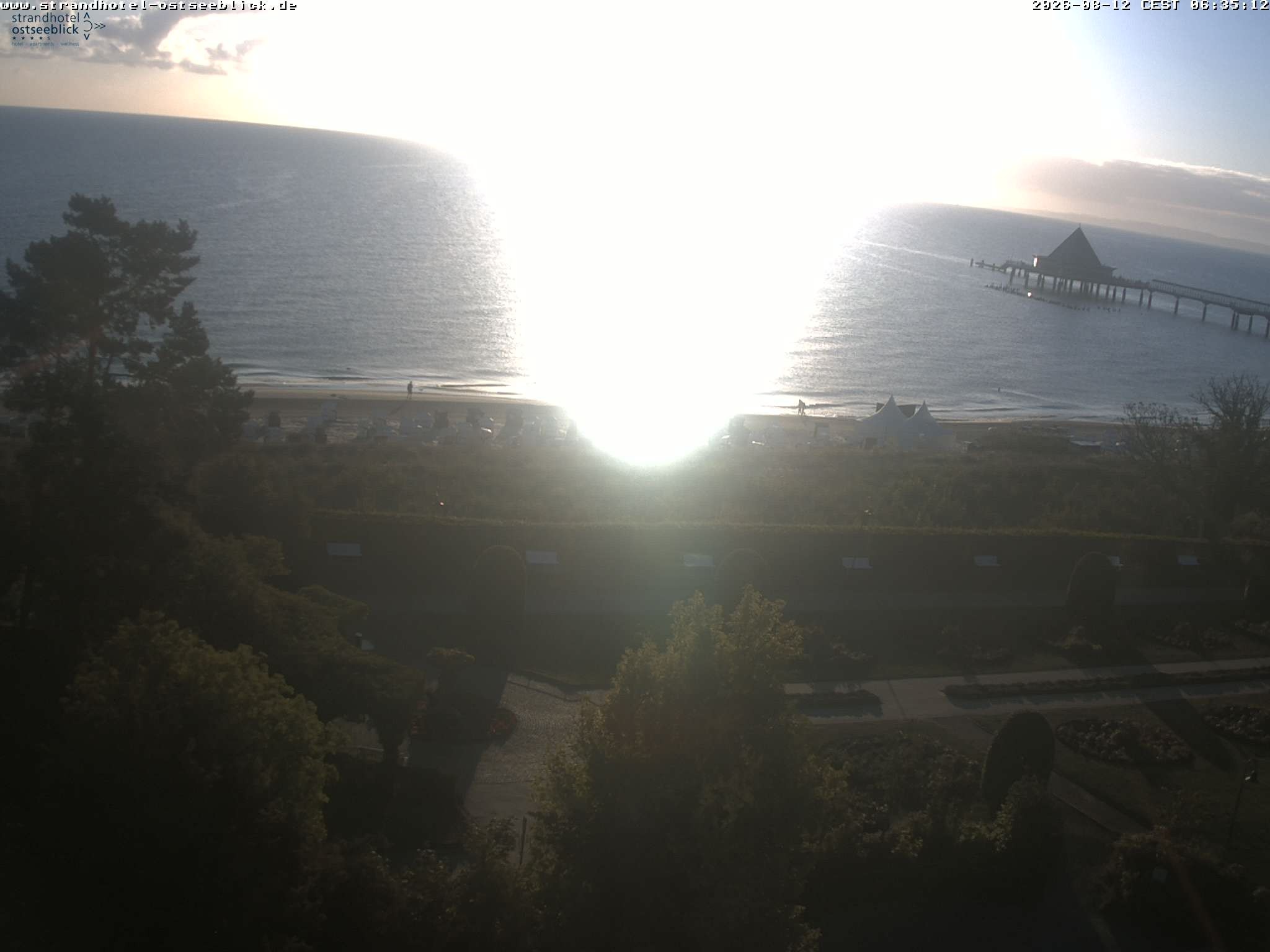 Archiv Foto Webcam Usedom: Ostseeblick Heringsdorf