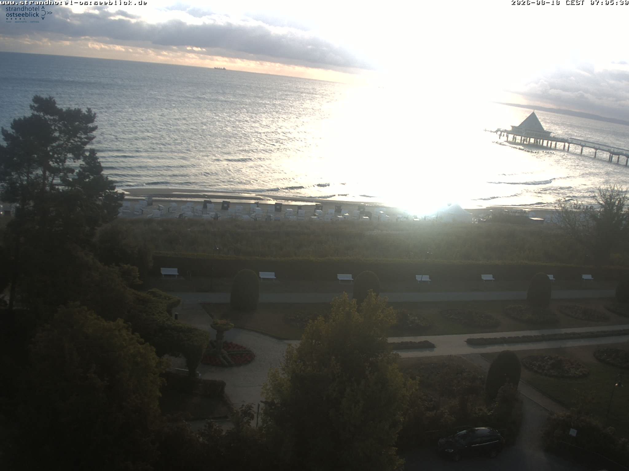 Archiv Foto Webcam Usedom: Ostseeblick Heringsdorf