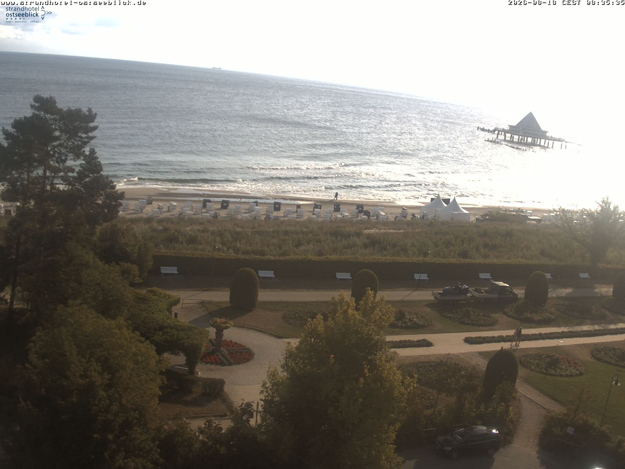 Archiv Foto Webcam Usedom: Ostseeblick Heringsdorf