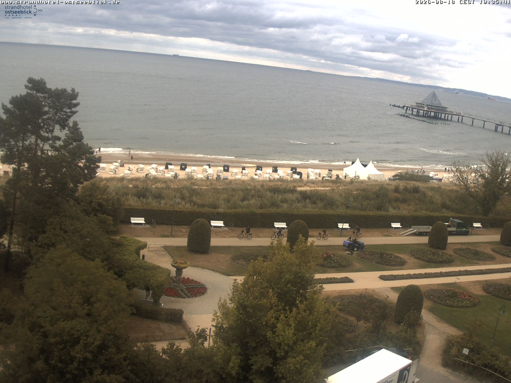 Archiv Foto Webcam Usedom: Ostseeblick Heringsdorf