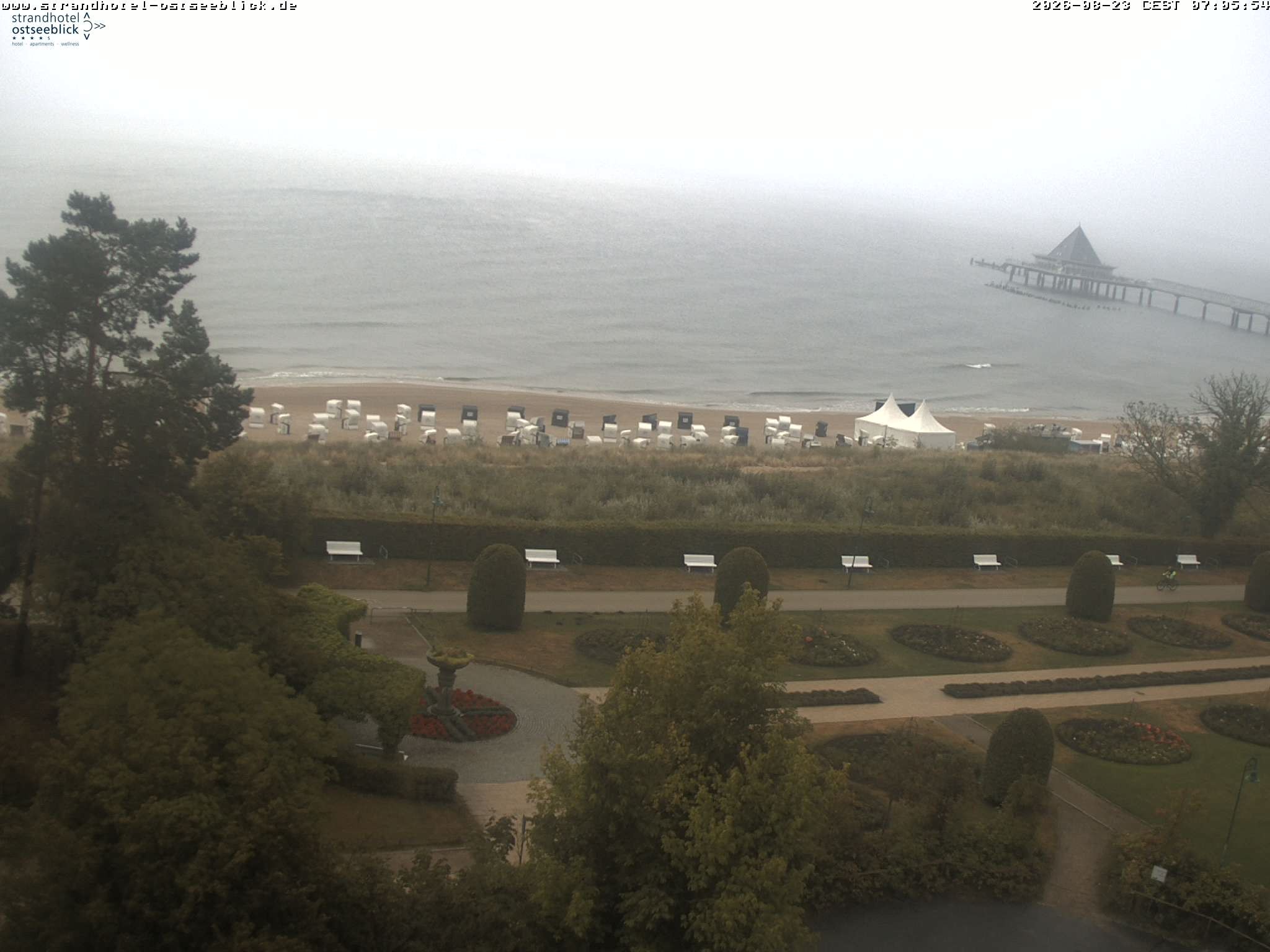 Archiv Foto Webcam Usedom: Ostseeblick Heringsdorf