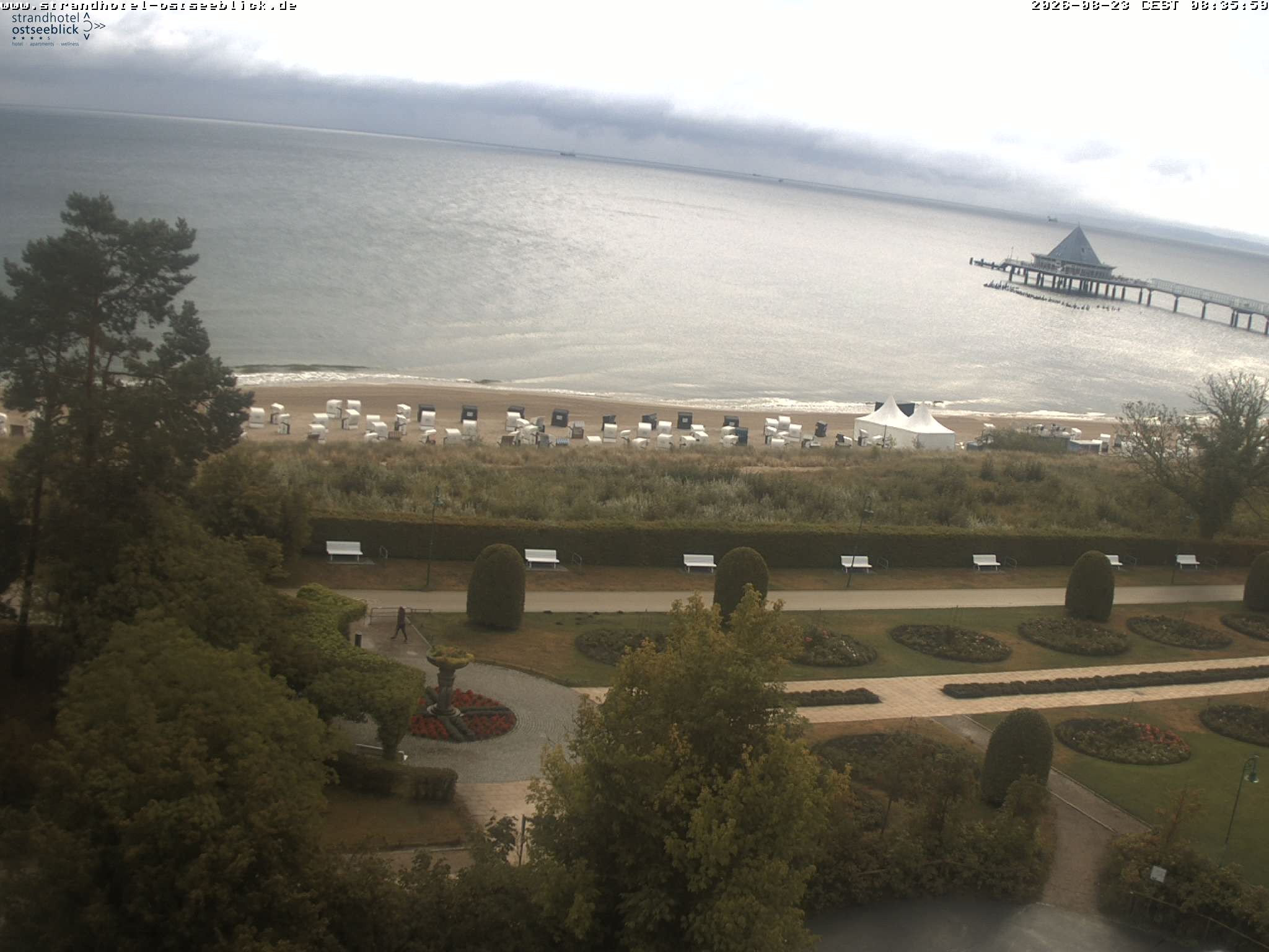 Archiv Foto Webcam Usedom: Ostseeblick Heringsdorf