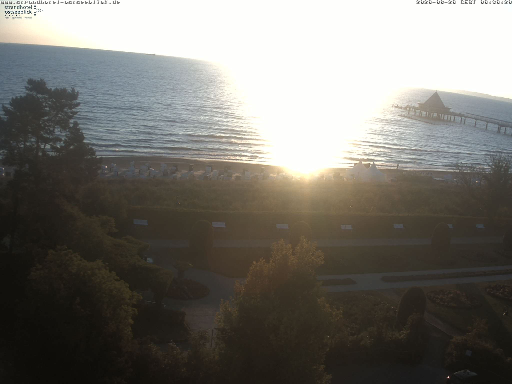 Archiv Foto Webcam Usedom: Ostseeblick Heringsdorf