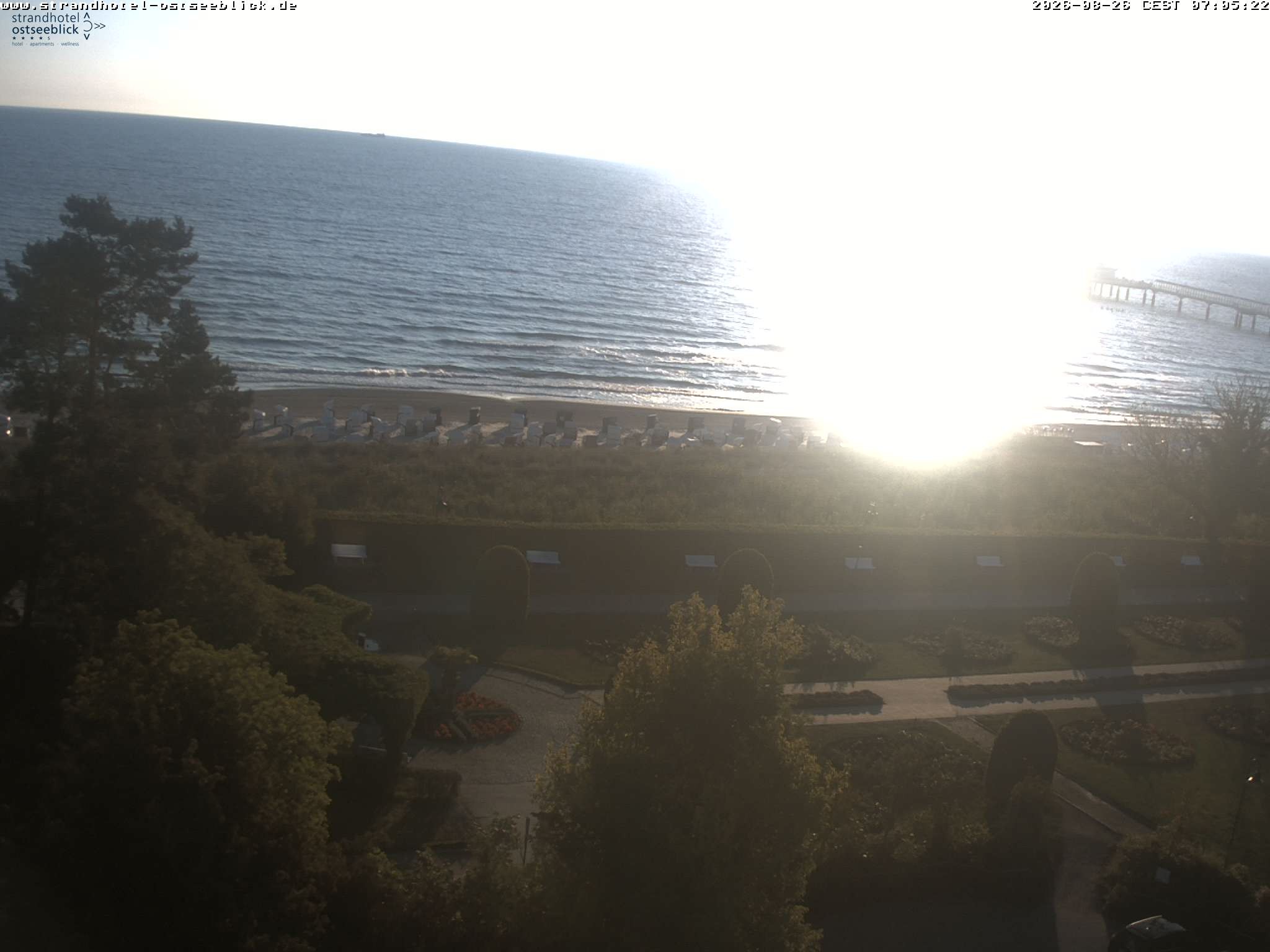 Archiv Foto Webcam Usedom: Ostseeblick Heringsdorf