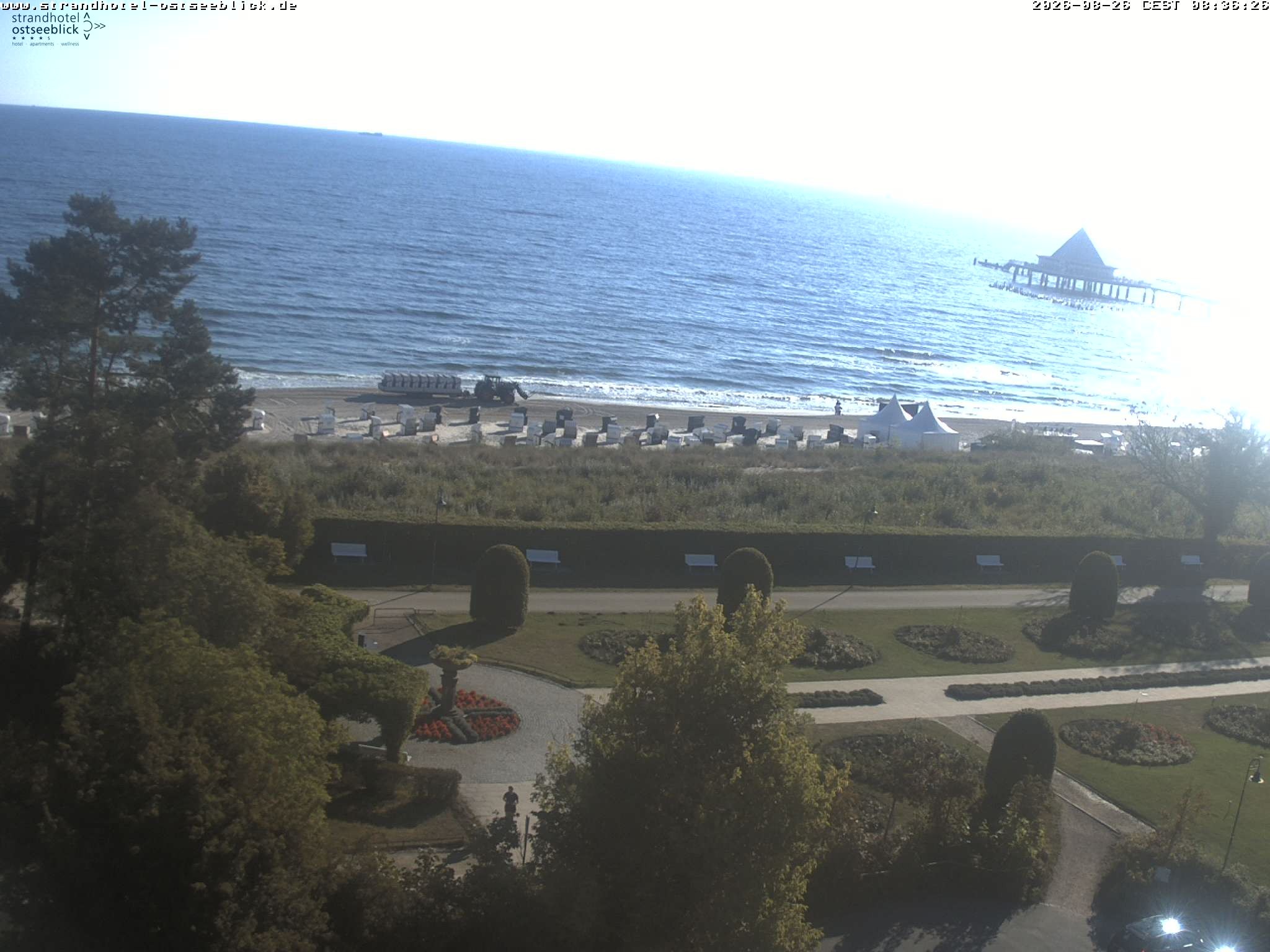 Archiv Foto Webcam Usedom: Ostseeblick Heringsdorf