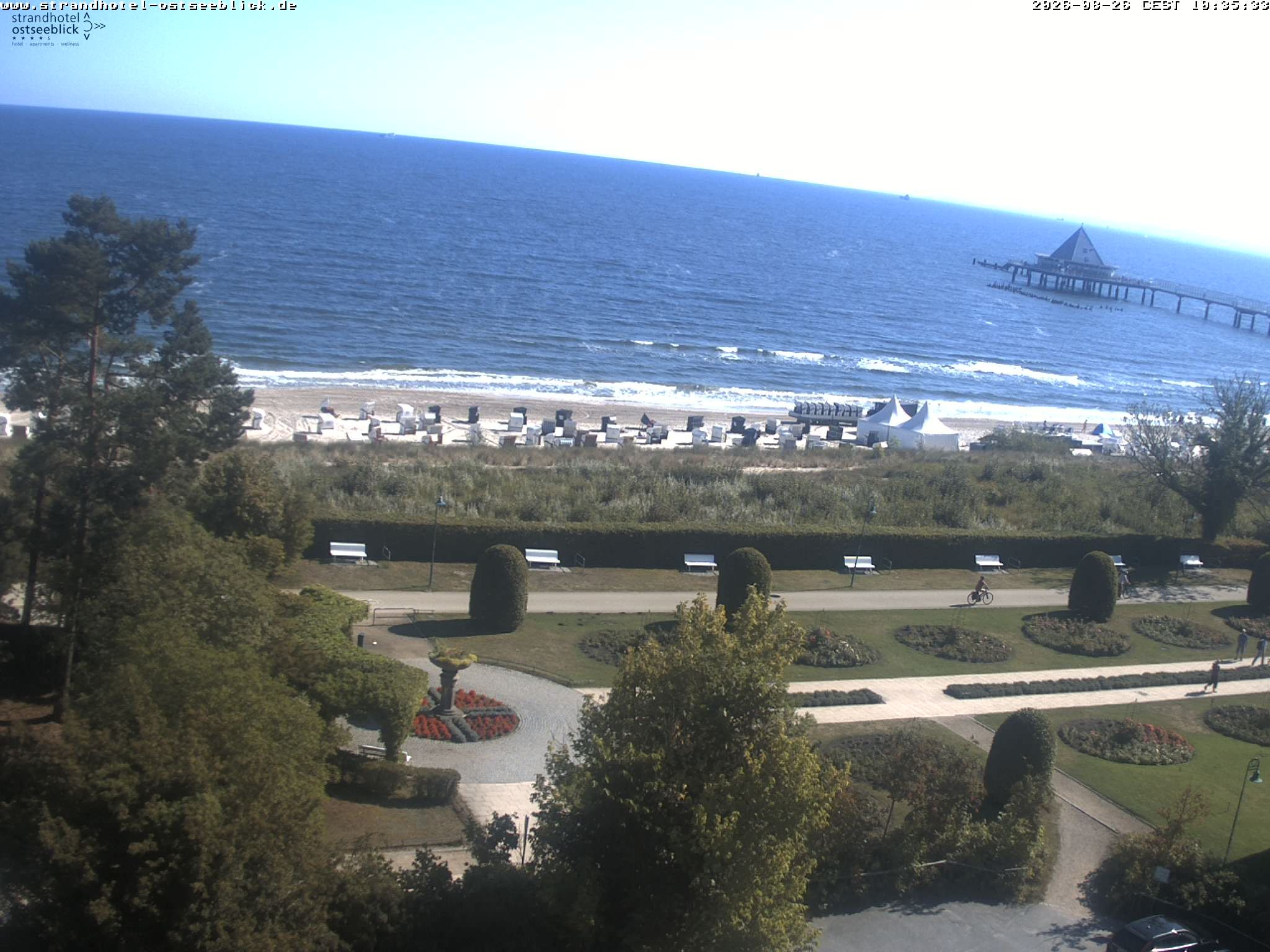 Archiv Foto Webcam Usedom: Ostseeblick Heringsdorf
