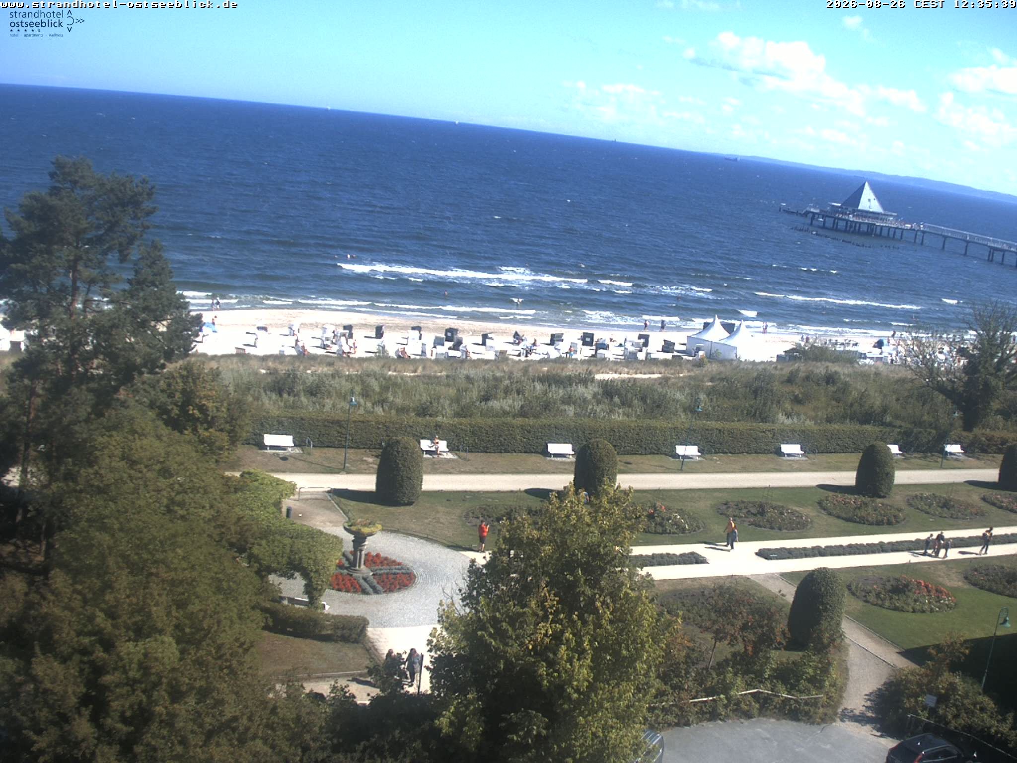 Archiv Foto Webcam Usedom: Ostseeblick Heringsdorf
