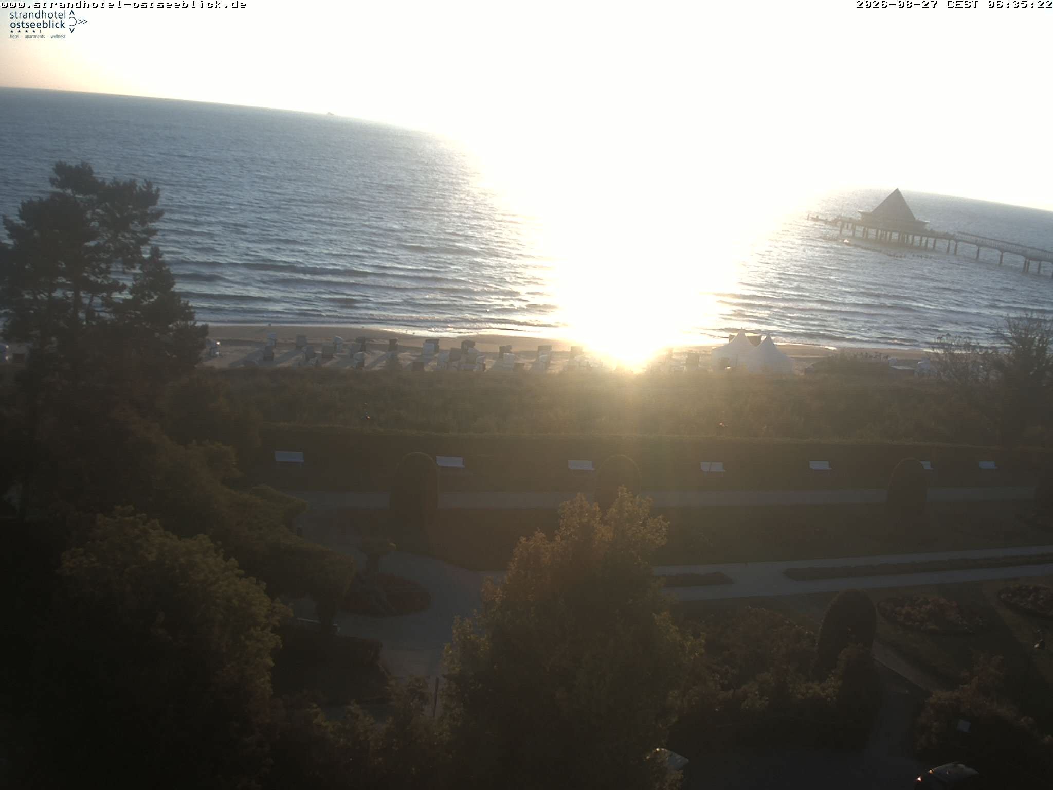 Archiv Foto Webcam Usedom: Ostseeblick Heringsdorf