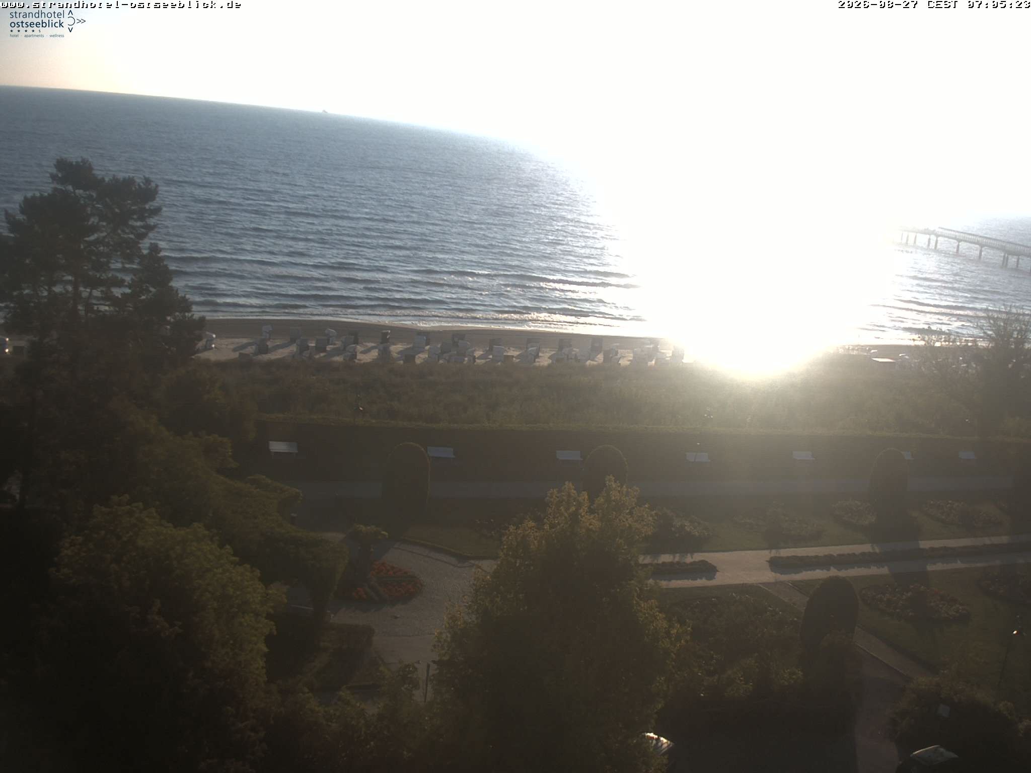 Archiv Foto Webcam Usedom: Ostseeblick Heringsdorf