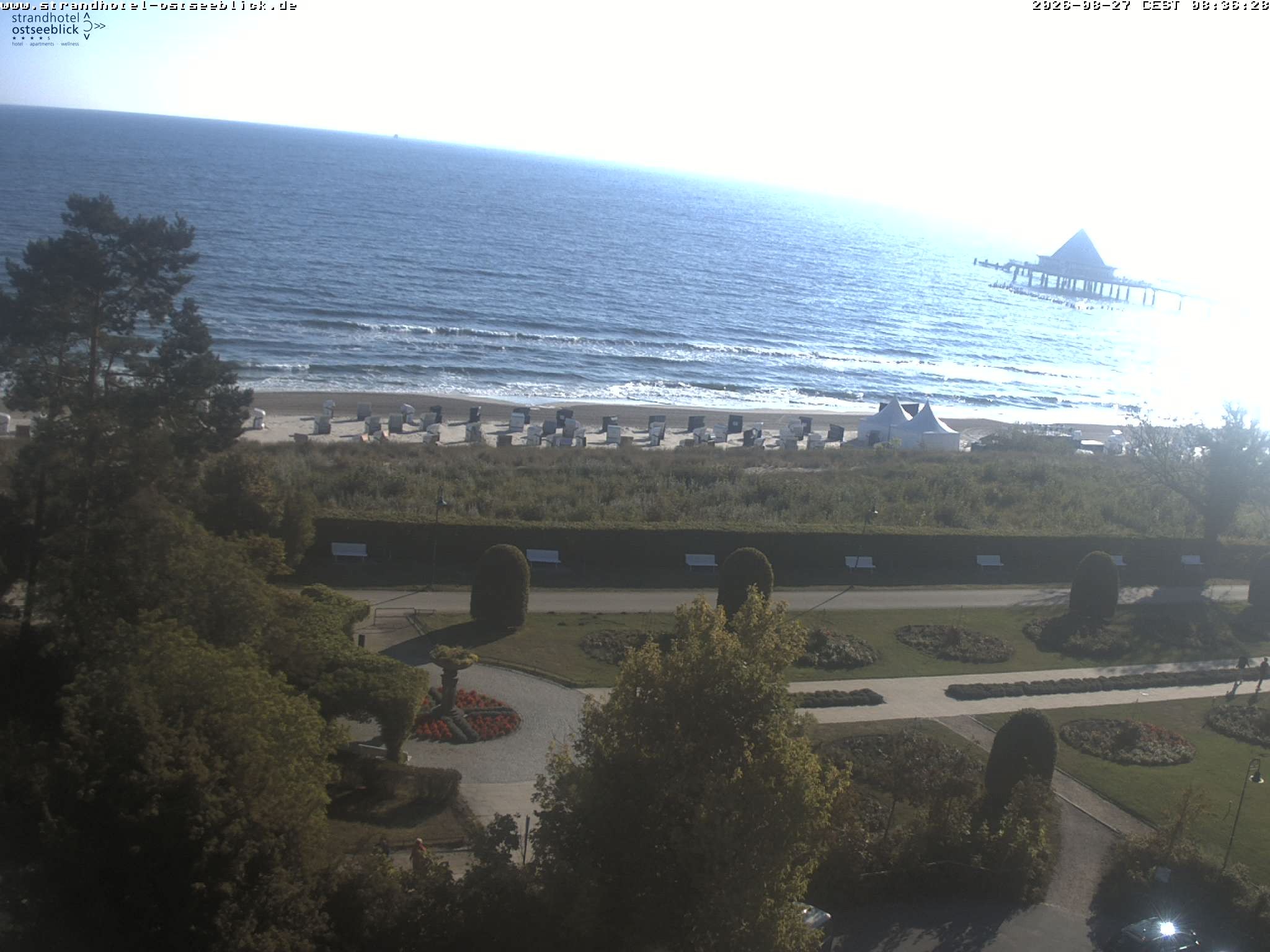 Archiv Foto Webcam Usedom: Ostseeblick Heringsdorf