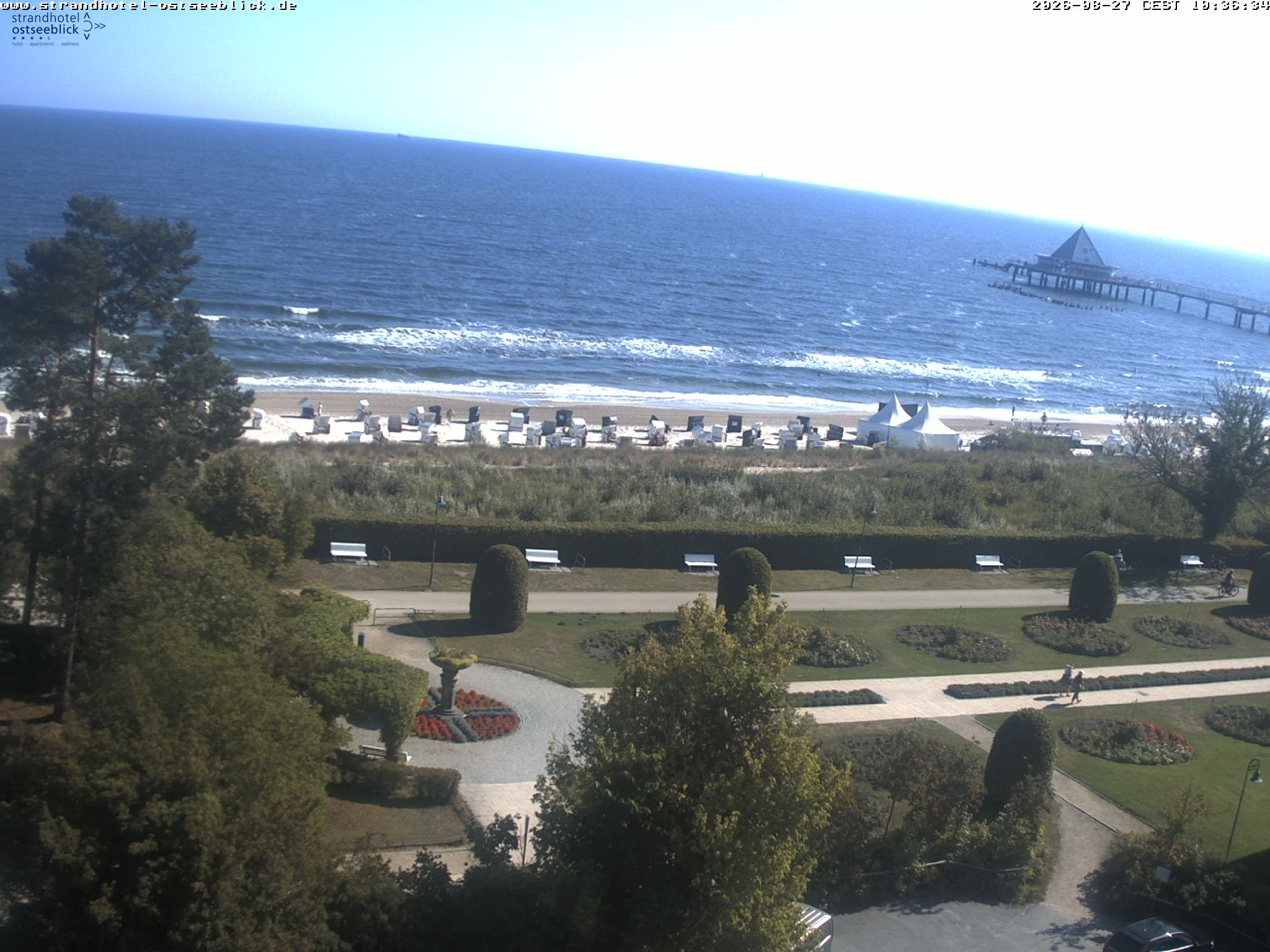 Archiv Foto Webcam Usedom: Ostseeblick Heringsdorf