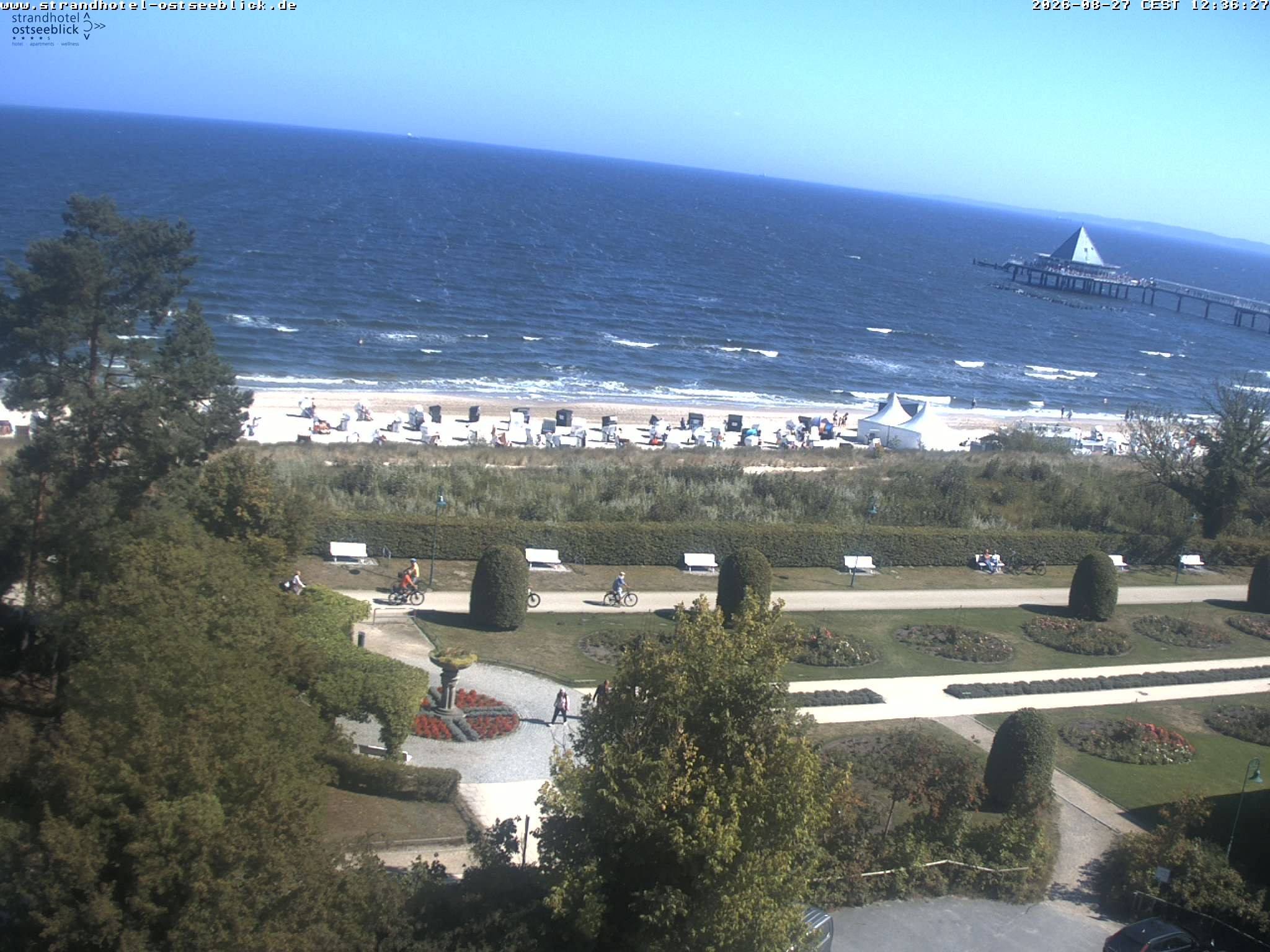 Archiv Foto Webcam Usedom: Ostseeblick Heringsdorf