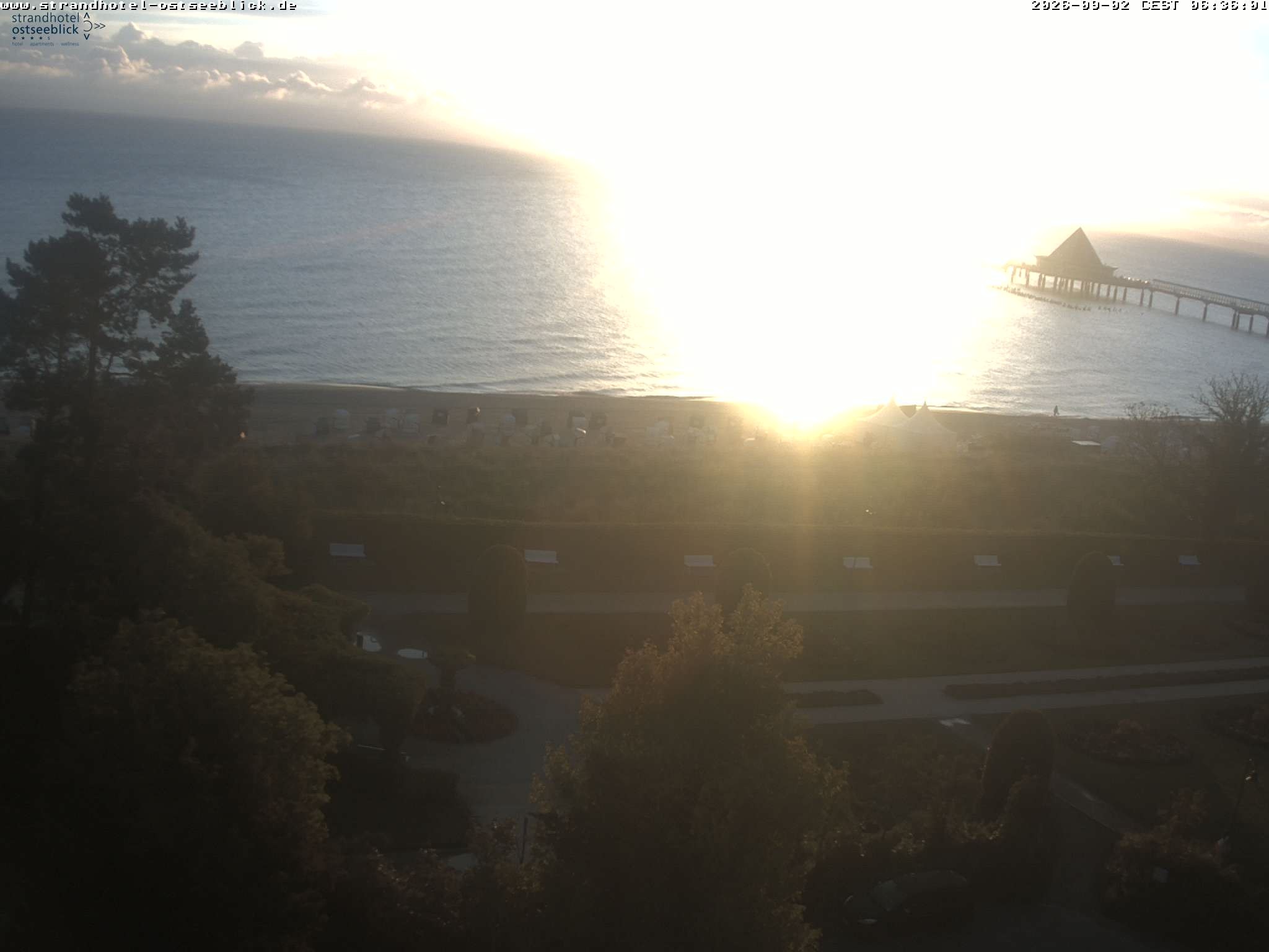 Archiv Foto Webcam Usedom: Ostseeblick Heringsdorf