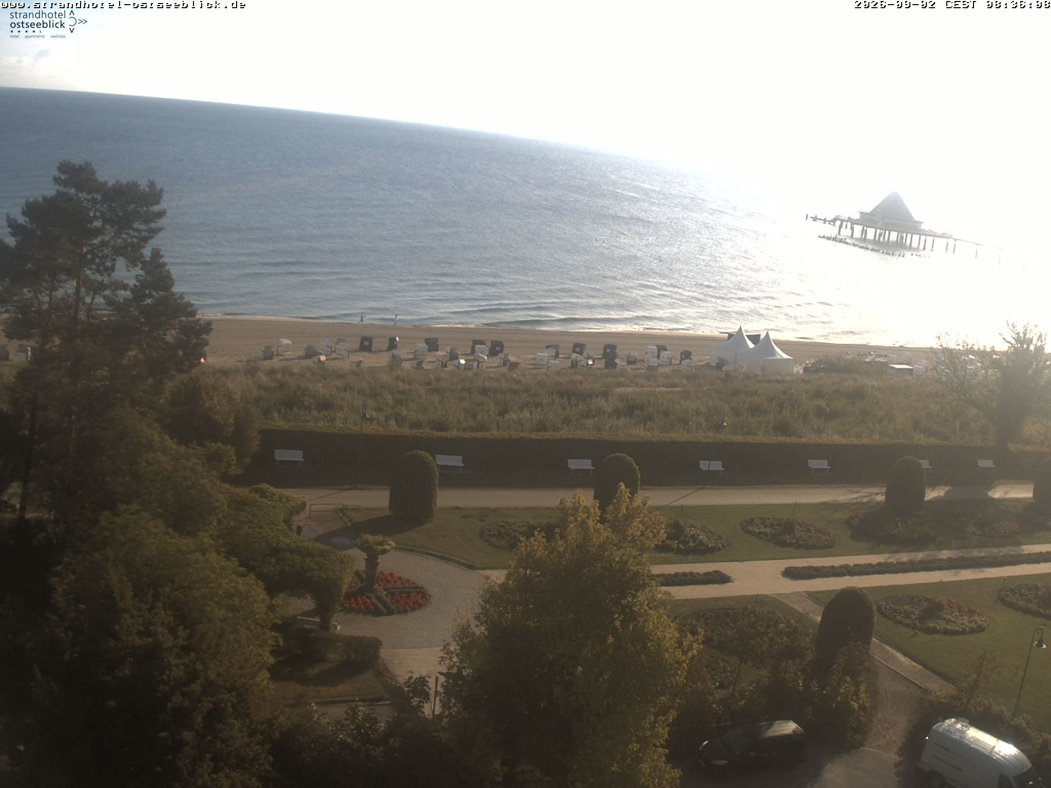 Archiv Foto Webcam Usedom: Ostseeblick Heringsdorf