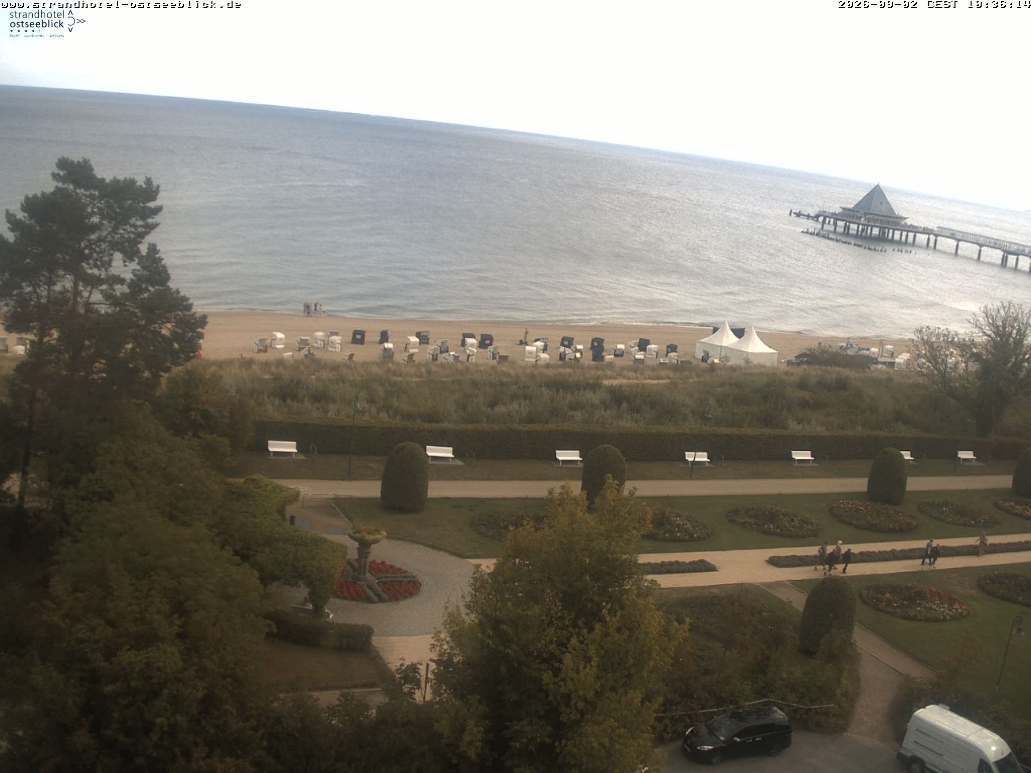 Archiv Foto Webcam Usedom: Ostseeblick Heringsdorf