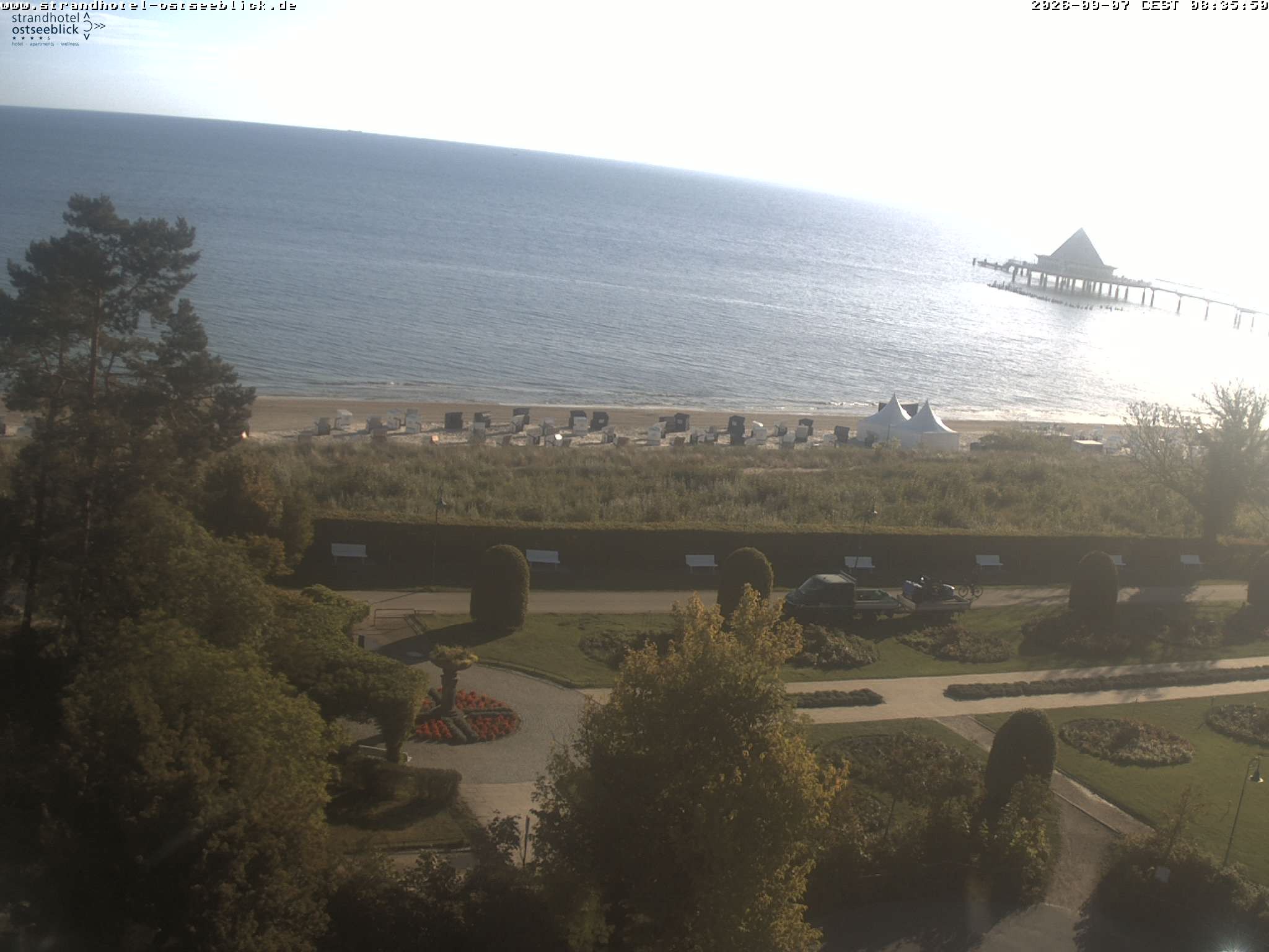 Archiv Foto Webcam Usedom: Ostseeblick Heringsdorf