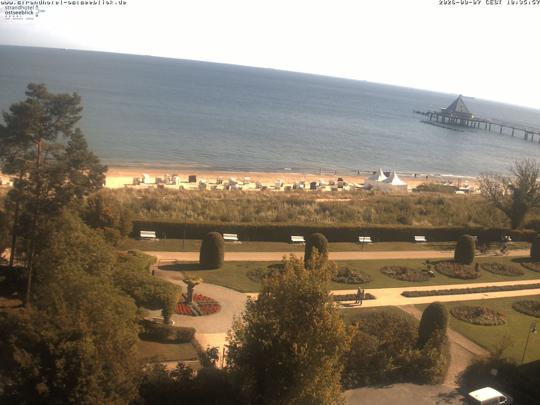 Archiv Foto Webcam Usedom: Ostseeblick Heringsdorf