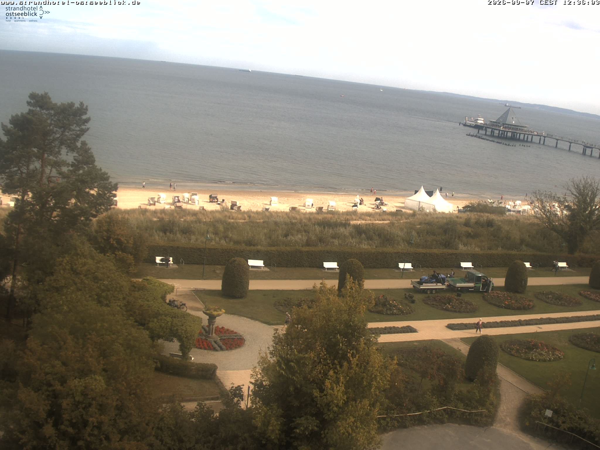 Archiv Foto Webcam Usedom: Ostseeblick Heringsdorf