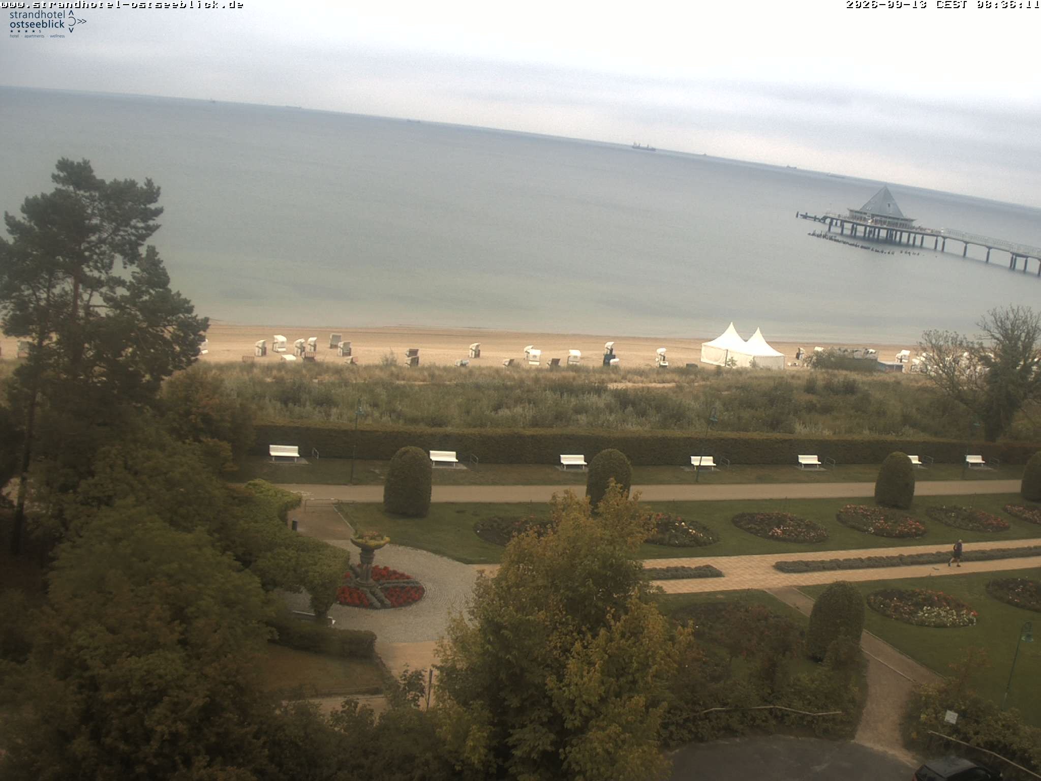 Archiv Foto Webcam Usedom: Ostseeblick Heringsdorf