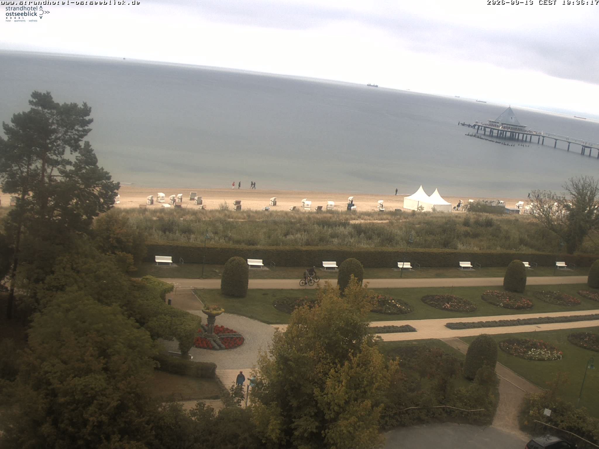 Archiv Foto Webcam Usedom: Ostseeblick Heringsdorf