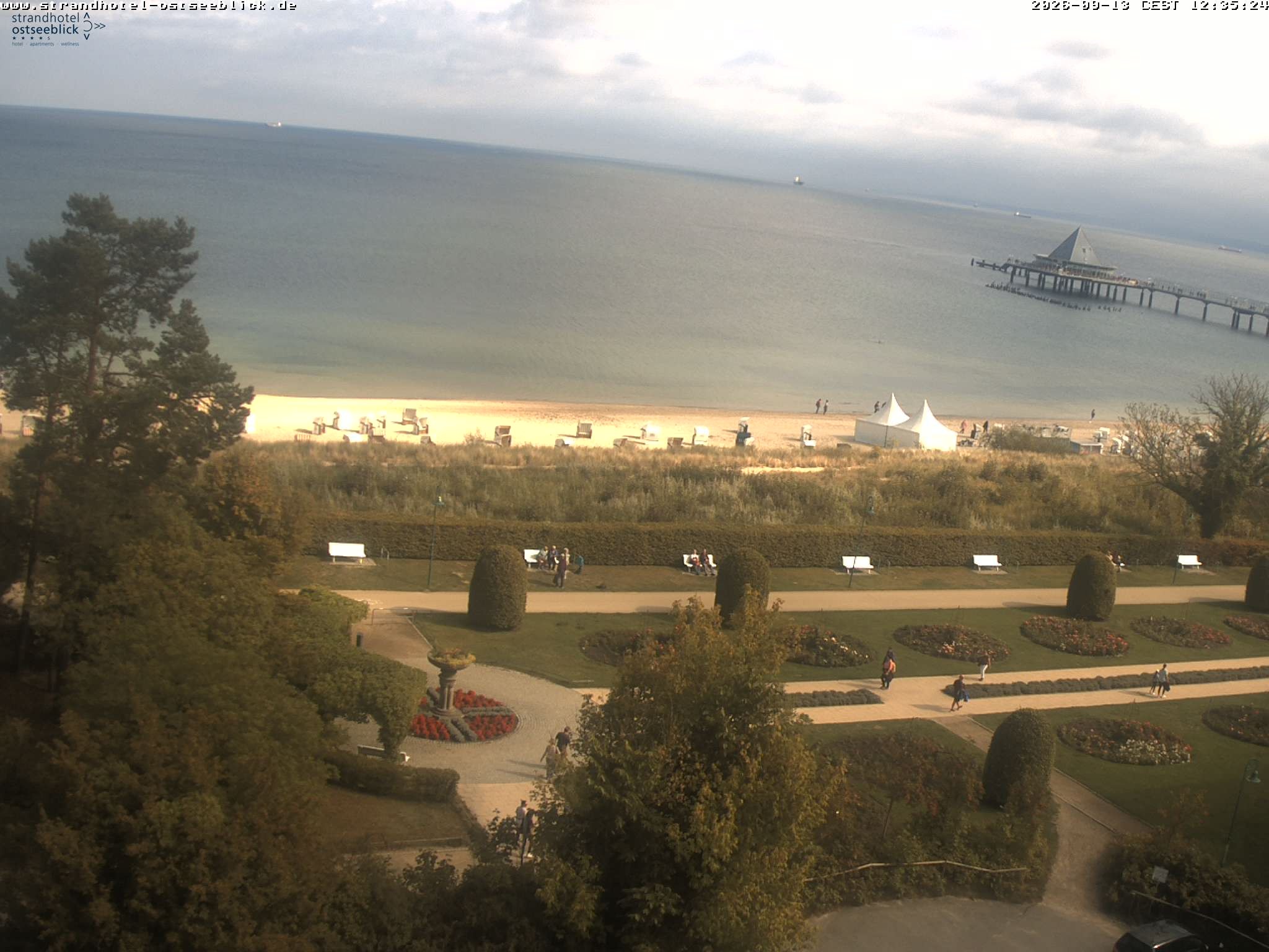 Archiv Foto Webcam Usedom: Ostseeblick Heringsdorf