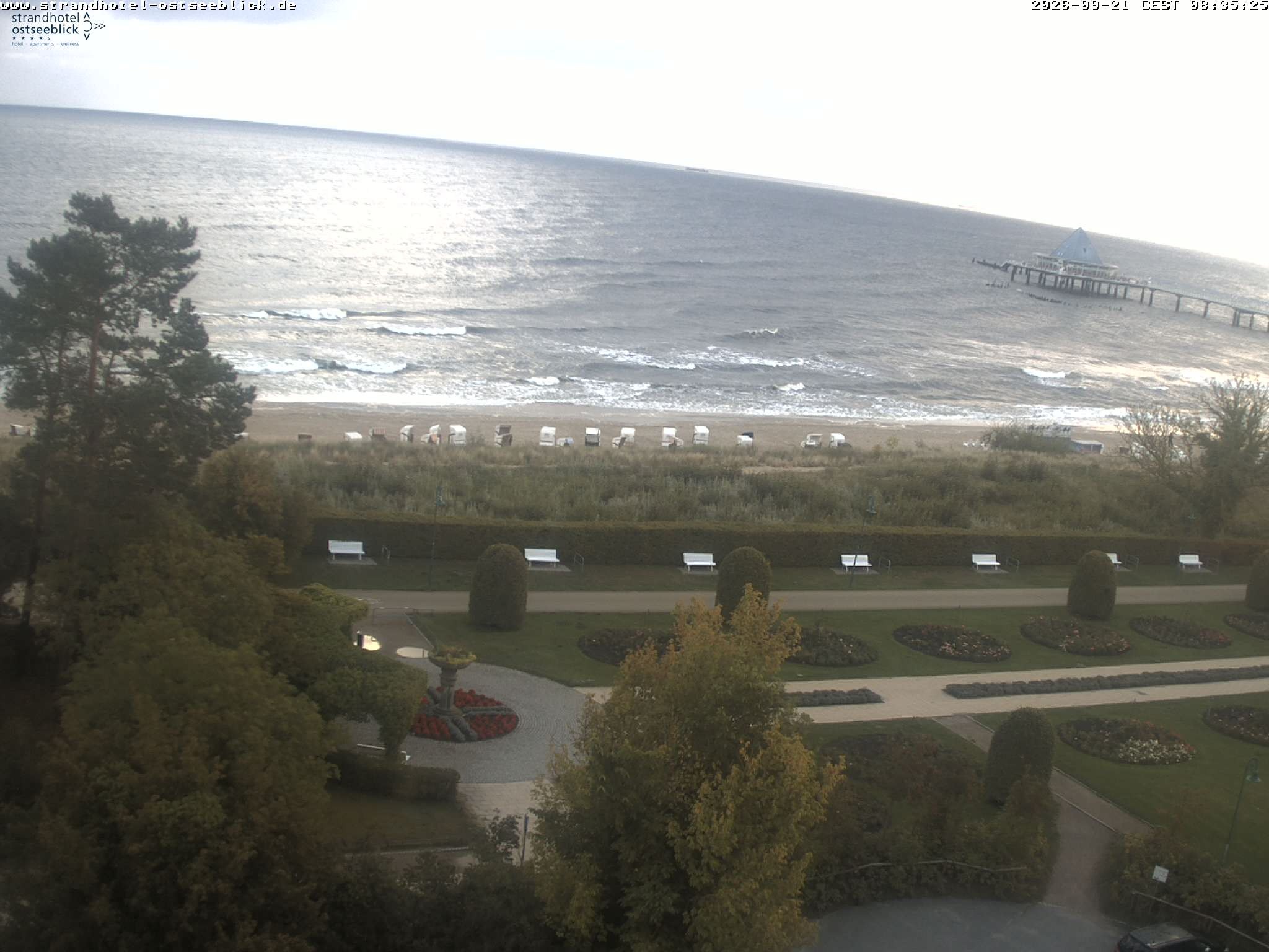 Archiv Foto Webcam Usedom: Ostseeblick Heringsdorf