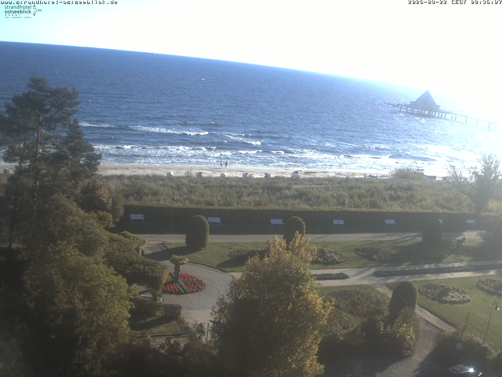 Archiv Foto Webcam Usedom: Ostseeblick Heringsdorf