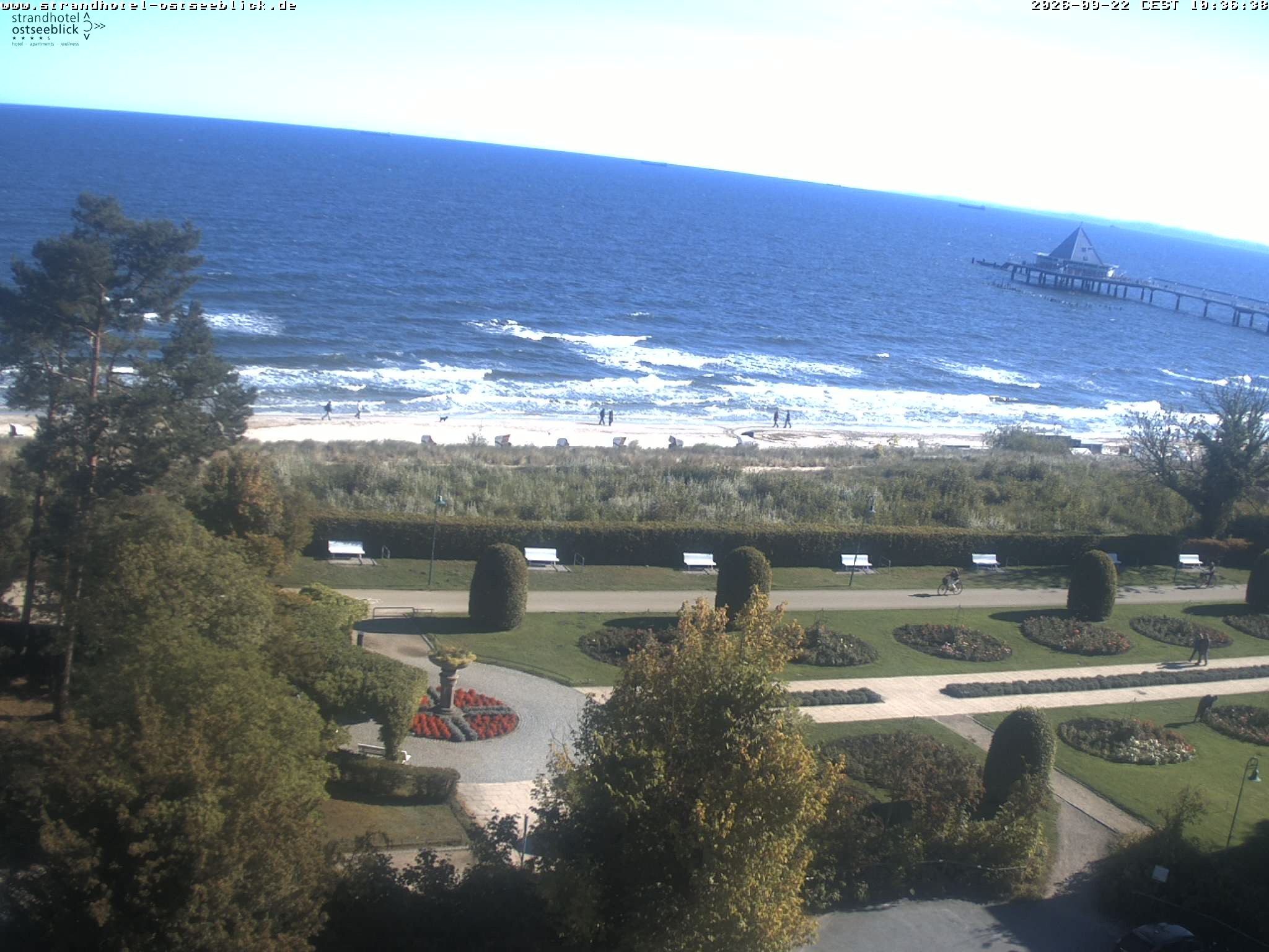 Archiv Foto Webcam Usedom: Ostseeblick Heringsdorf
