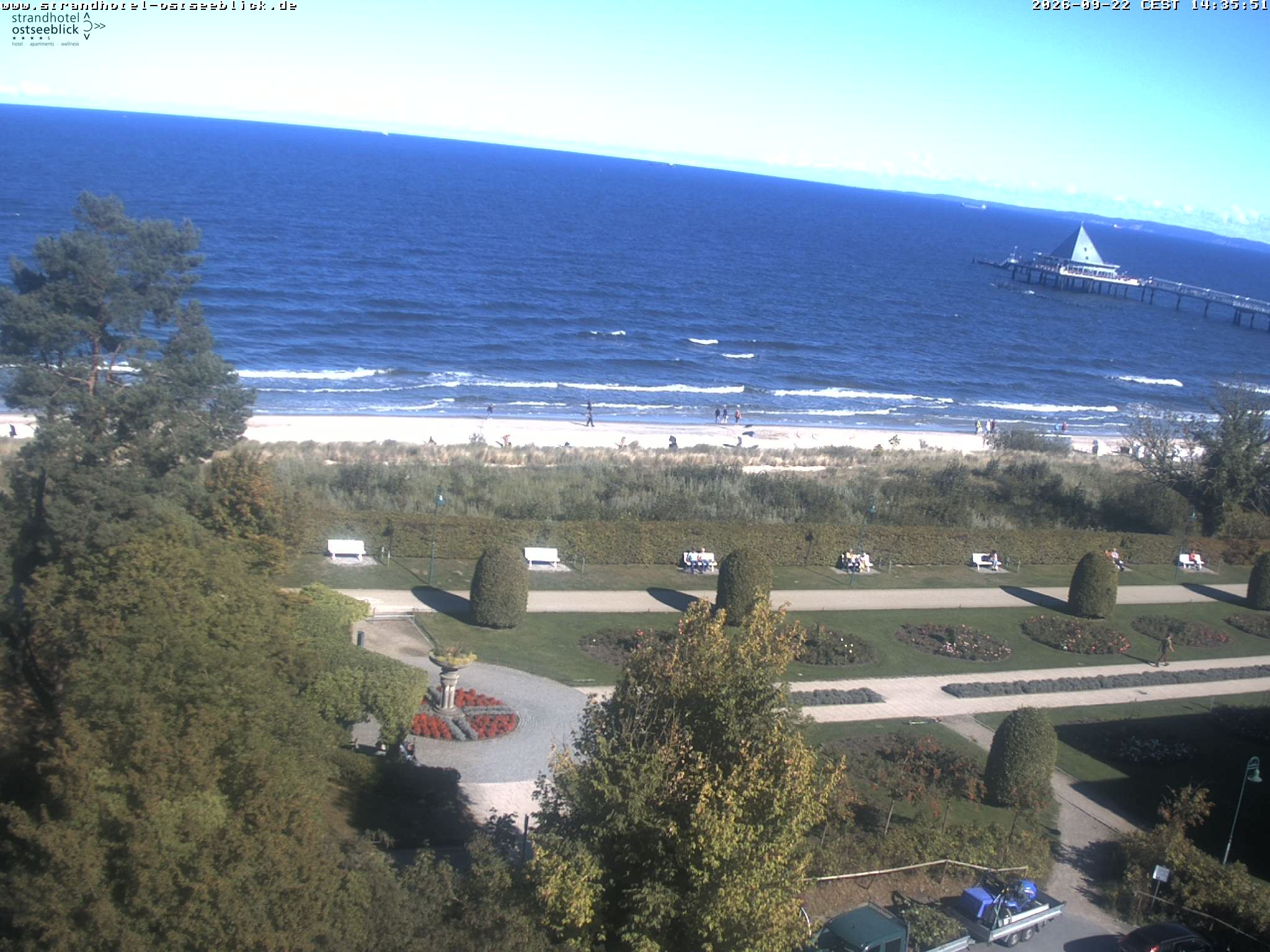 Archiv Foto Webcam Usedom: Ostseeblick Heringsdorf