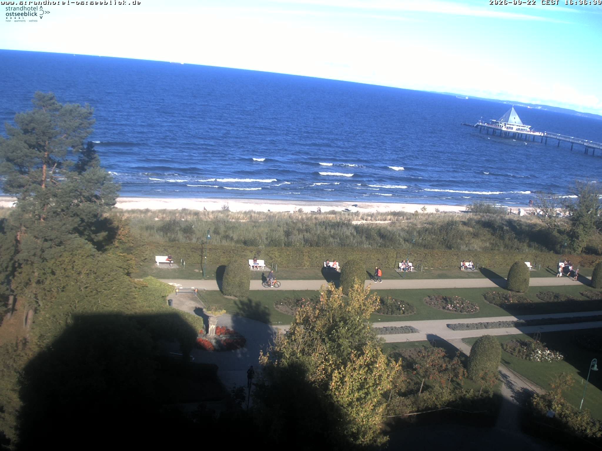 Archiv Foto Webcam Usedom: Ostseeblick Heringsdorf