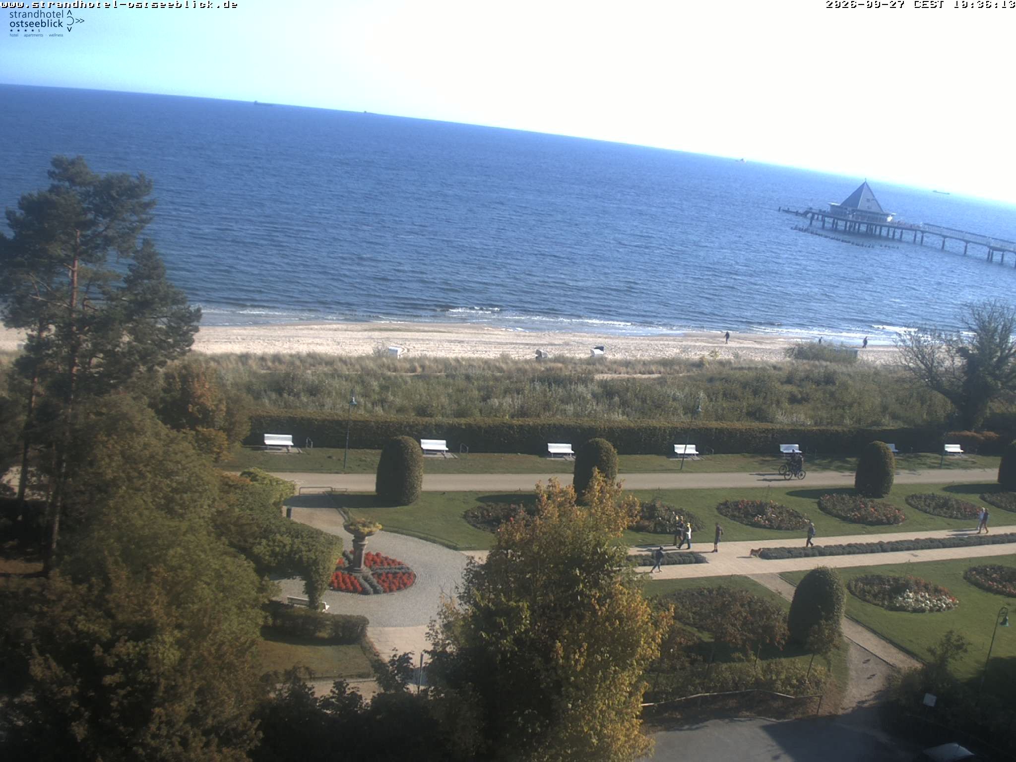 Archiv Foto Webcam Usedom: Ostseeblick Heringsdorf