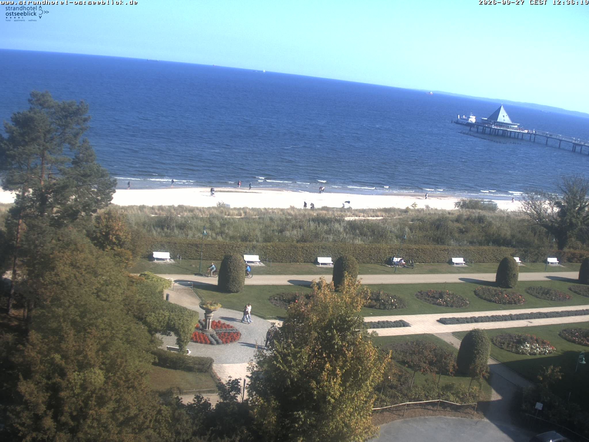 Archiv Foto Webcam Usedom: Ostseeblick Heringsdorf