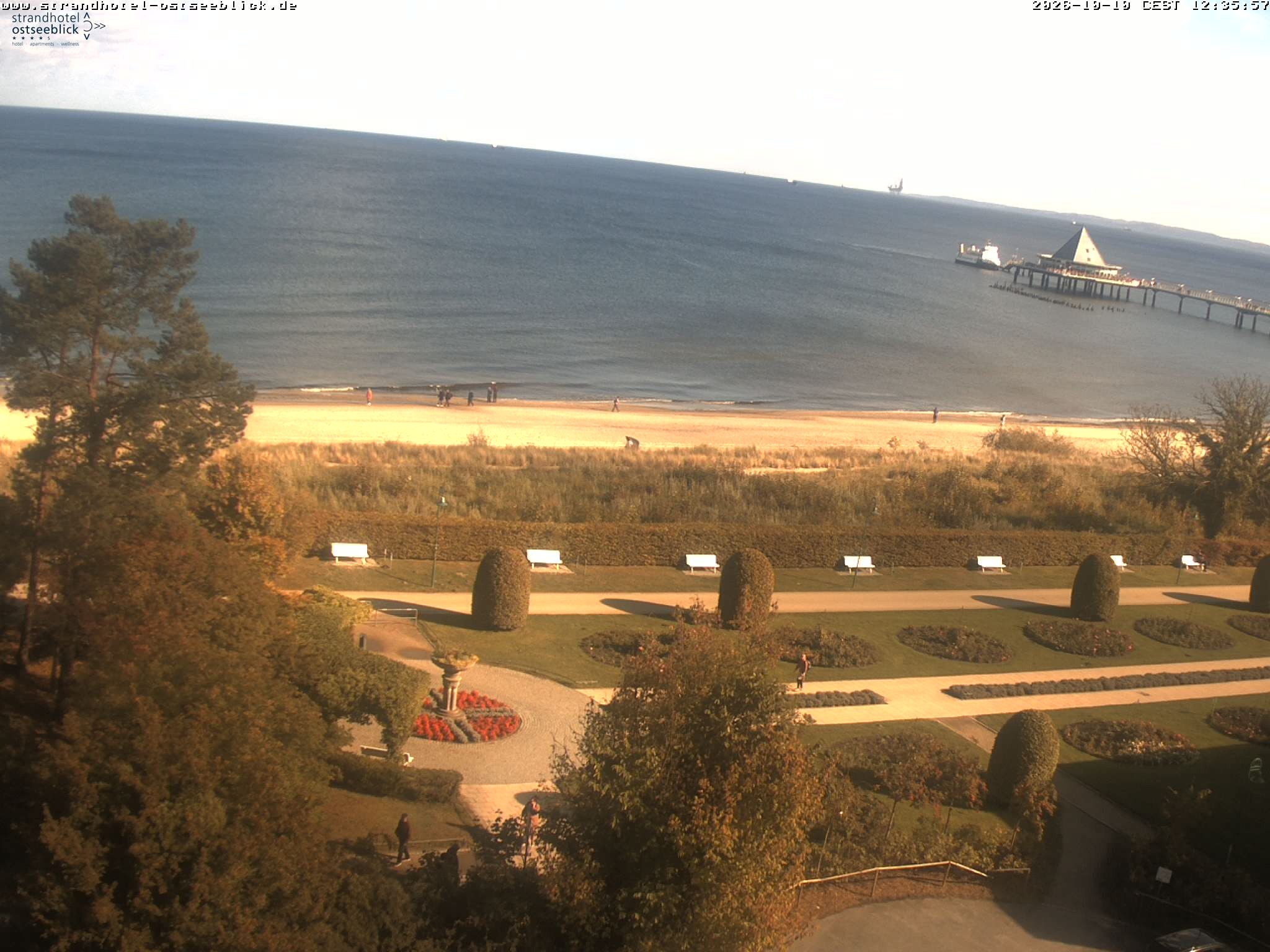 Archiv Foto Webcam Usedom: Ostseeblick Heringsdorf