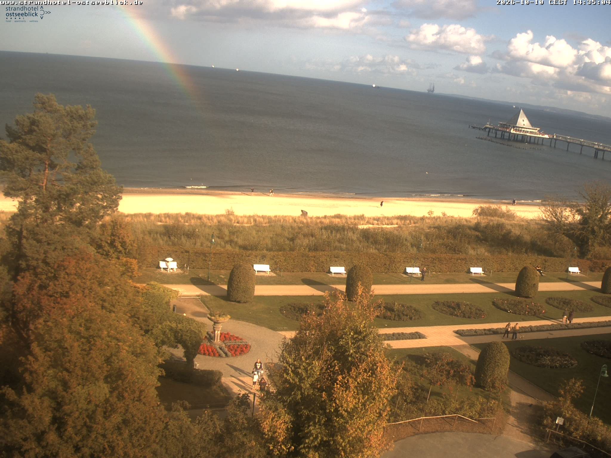Archiv Foto Webcam Usedom: Ostseeblick Heringsdorf
