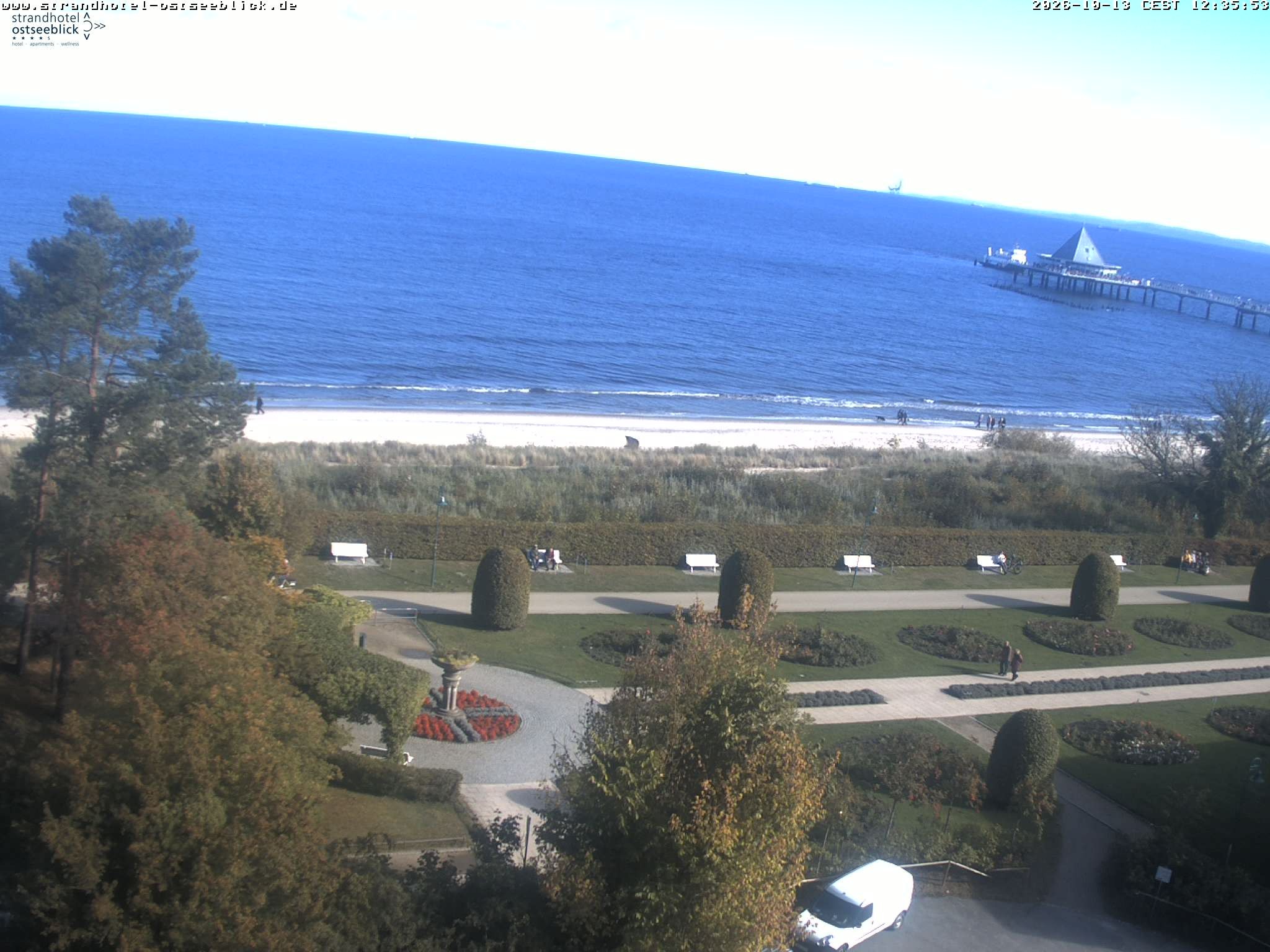 Archiv Foto Webcam Usedom: Ostseeblick Heringsdorf