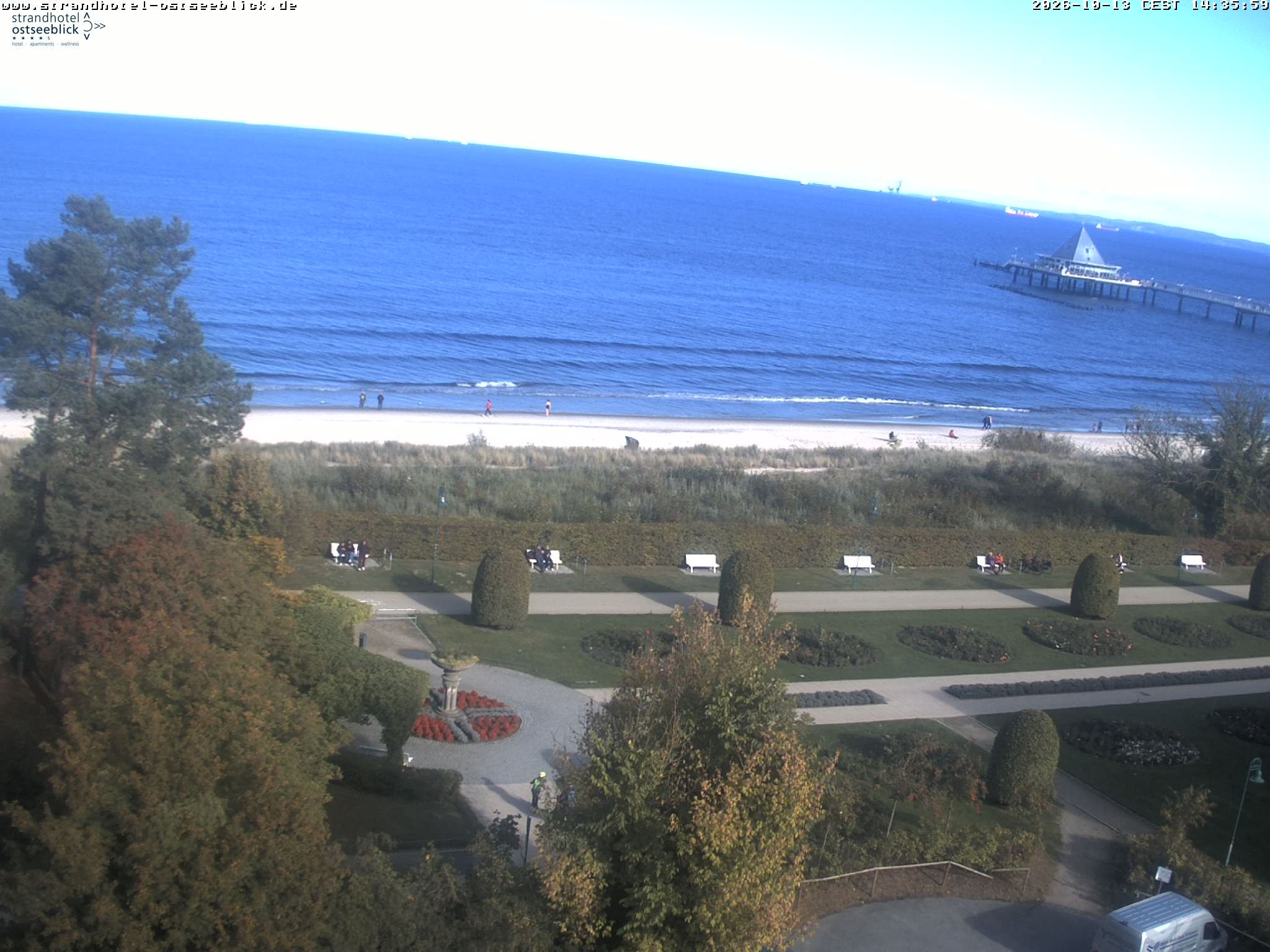 Archiv Foto Webcam Usedom: Ostseeblick Heringsdorf