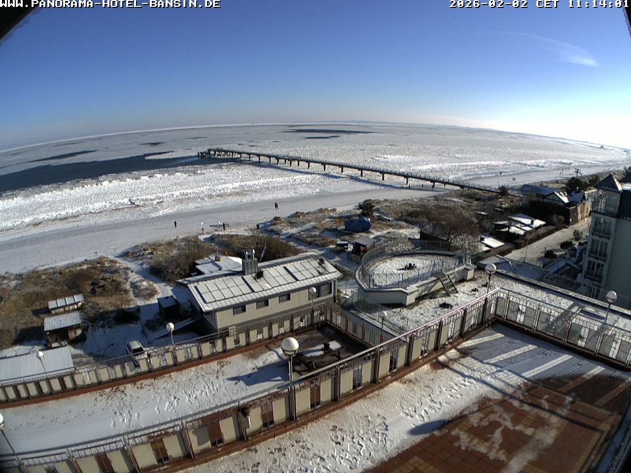 Archiv Foto Webcam Usedom: Ostseeblick an der Seebrücke Bansin