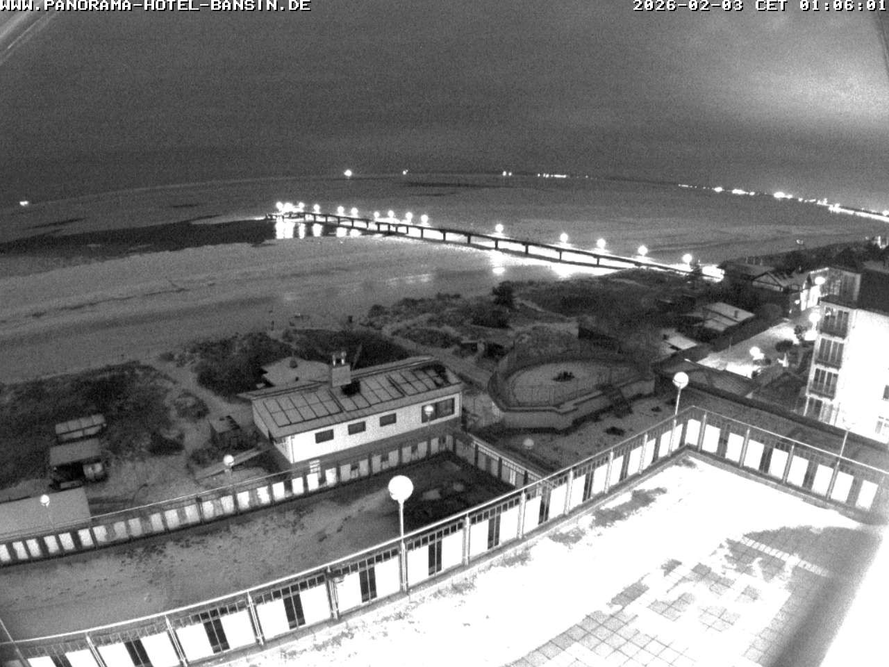 Archiv Foto Webcam Usedom: Ostseeblick an der Seebrücke Bansin