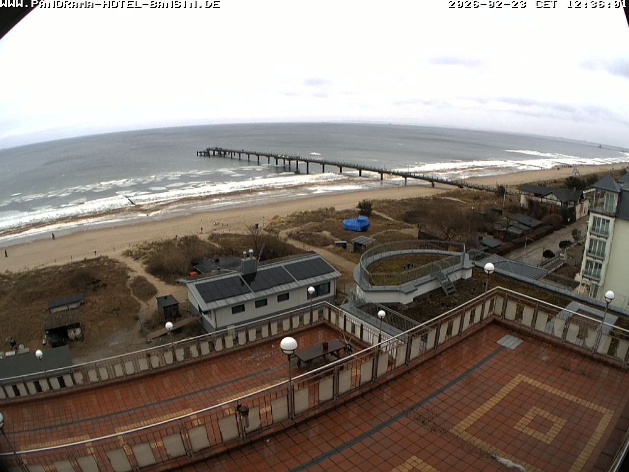 Archiv Foto Webcam Usedom: Ostseeblick an der Seebrücke Bansin