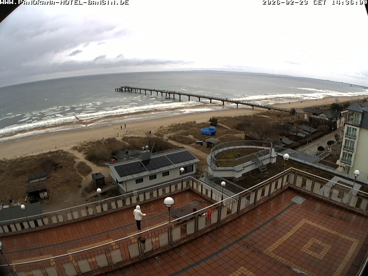 Archiv Foto Webcam Usedom: Ostseeblick an der Seebrücke Bansin
