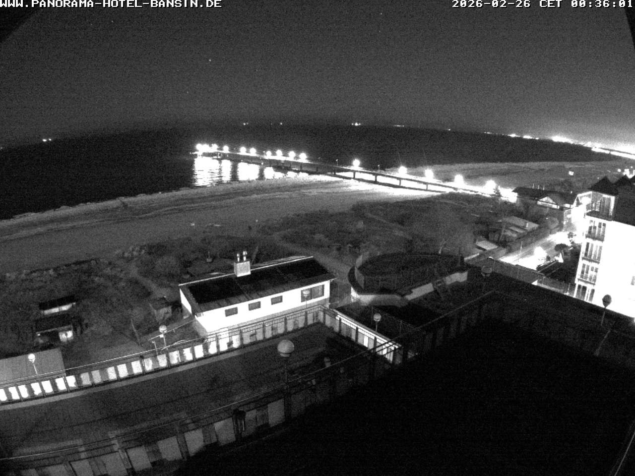 Archived image Webcam Pier Bansin at Baltic Sea - Island of Usedom