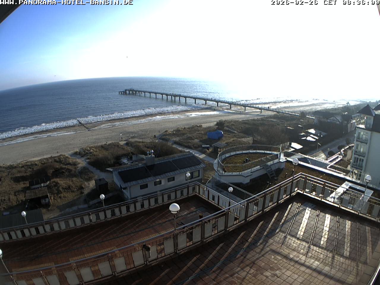 Archived image Webcam Pier Bansin at Baltic Sea - Island of Usedom