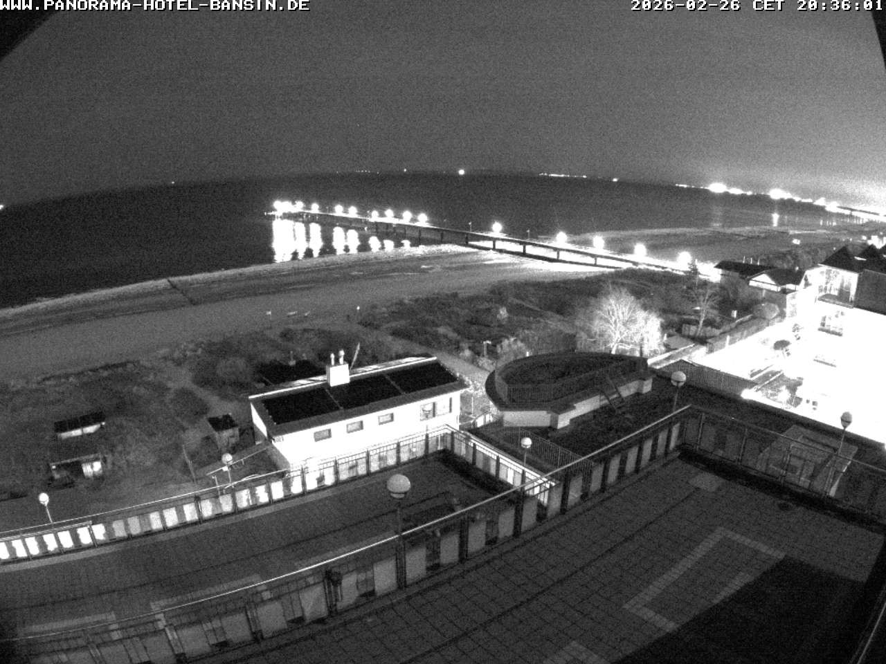Archived image Webcam Pier Bansin at Baltic Sea - Island of Usedom