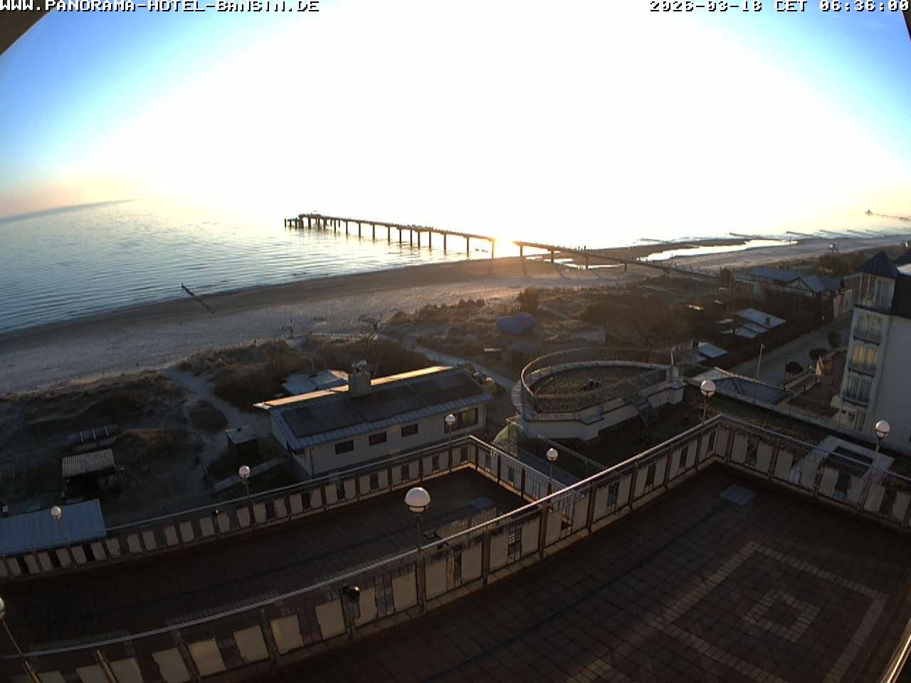 Archiv Foto Webcam Usedom: Ostseeblick an der Seebrücke Bansin