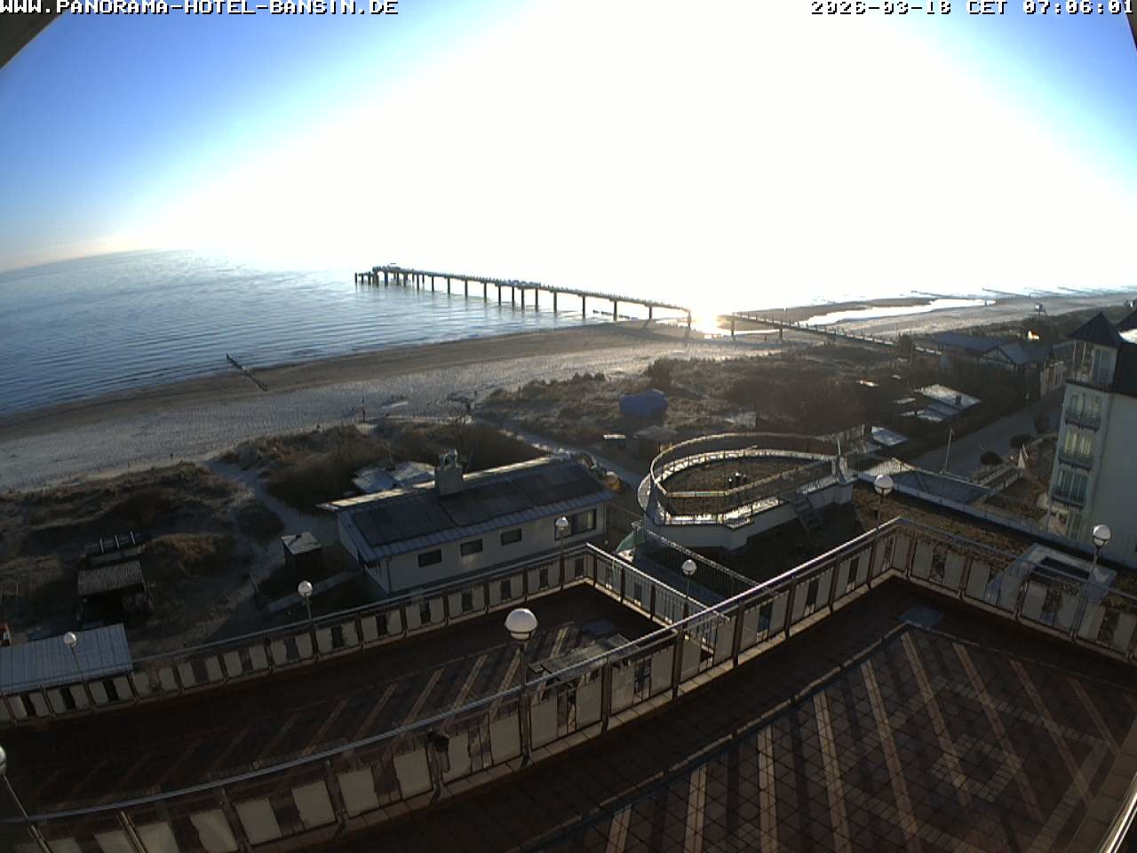 Archiv Foto Webcam Usedom: Ostseeblick an der Seebrücke Bansin
